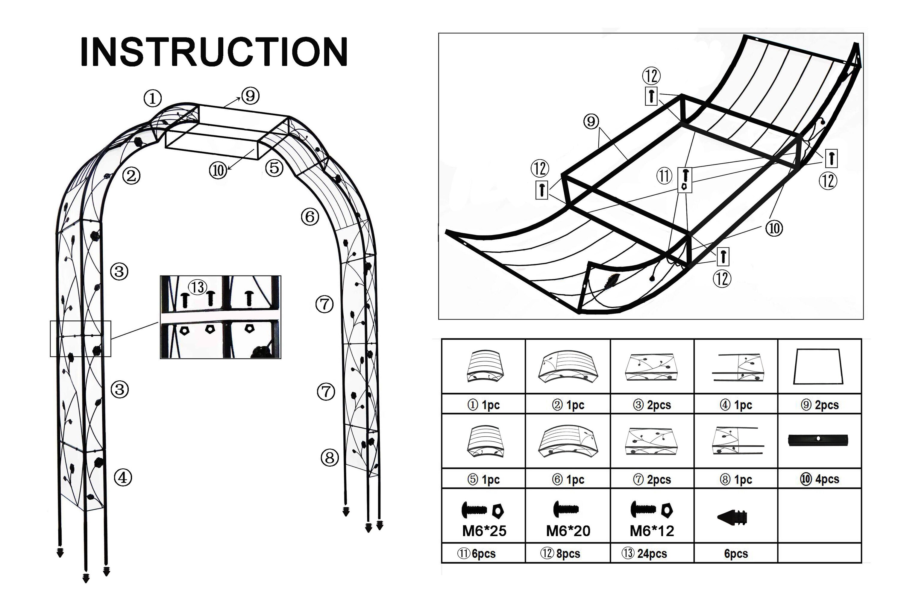 Damerin AGOP-22 Garden-Trellis - View #7