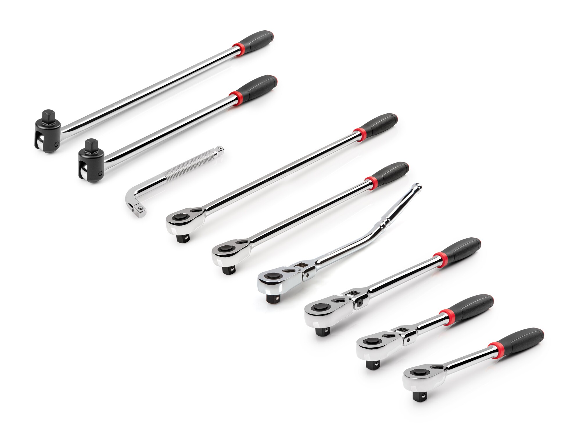 TEKTON 1/2 Inch Drive Quick-Release Comfort Grip Ratchet, L-Handle, and Breaker Bar Set (9-Piece) SDR99202 Sansujyuku sansujyuku.com