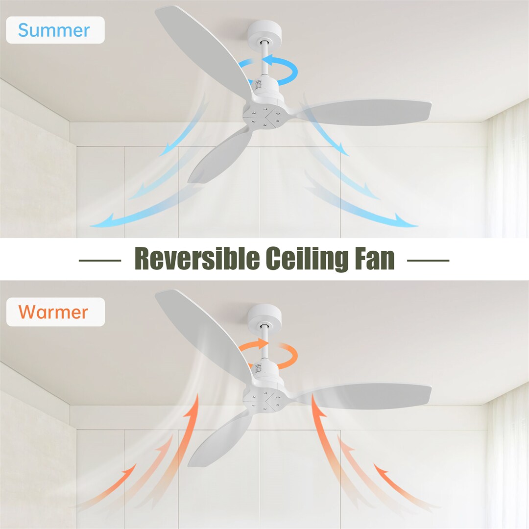 Sofucor L-52K076-WH-WD-WH-60 Ceiling-Fans - View #7