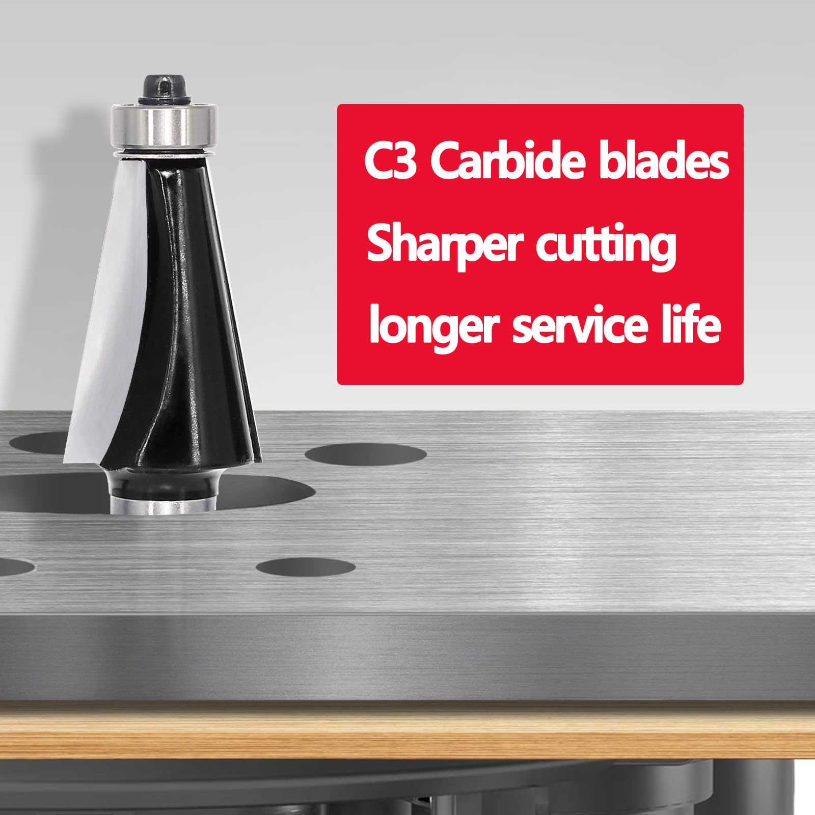 SenQWFa LDC0820C008 Edge-Forming-Router-Bits - View #5