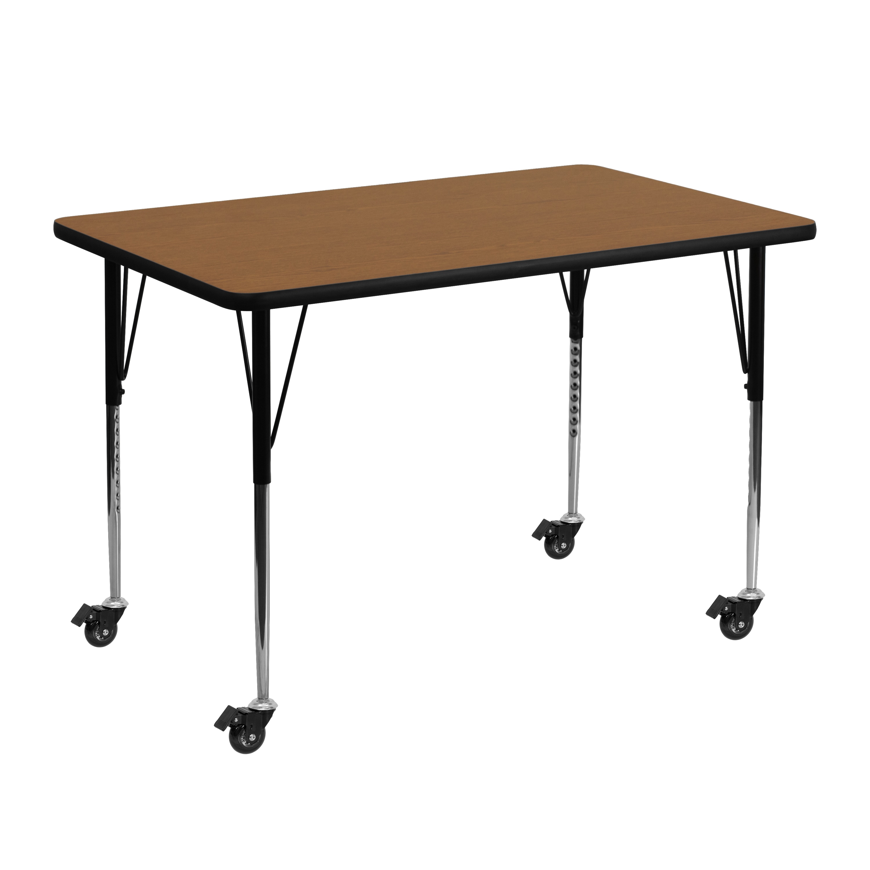 Flash Furniture 847254080316 Oak Rectangular Kid's Play Table