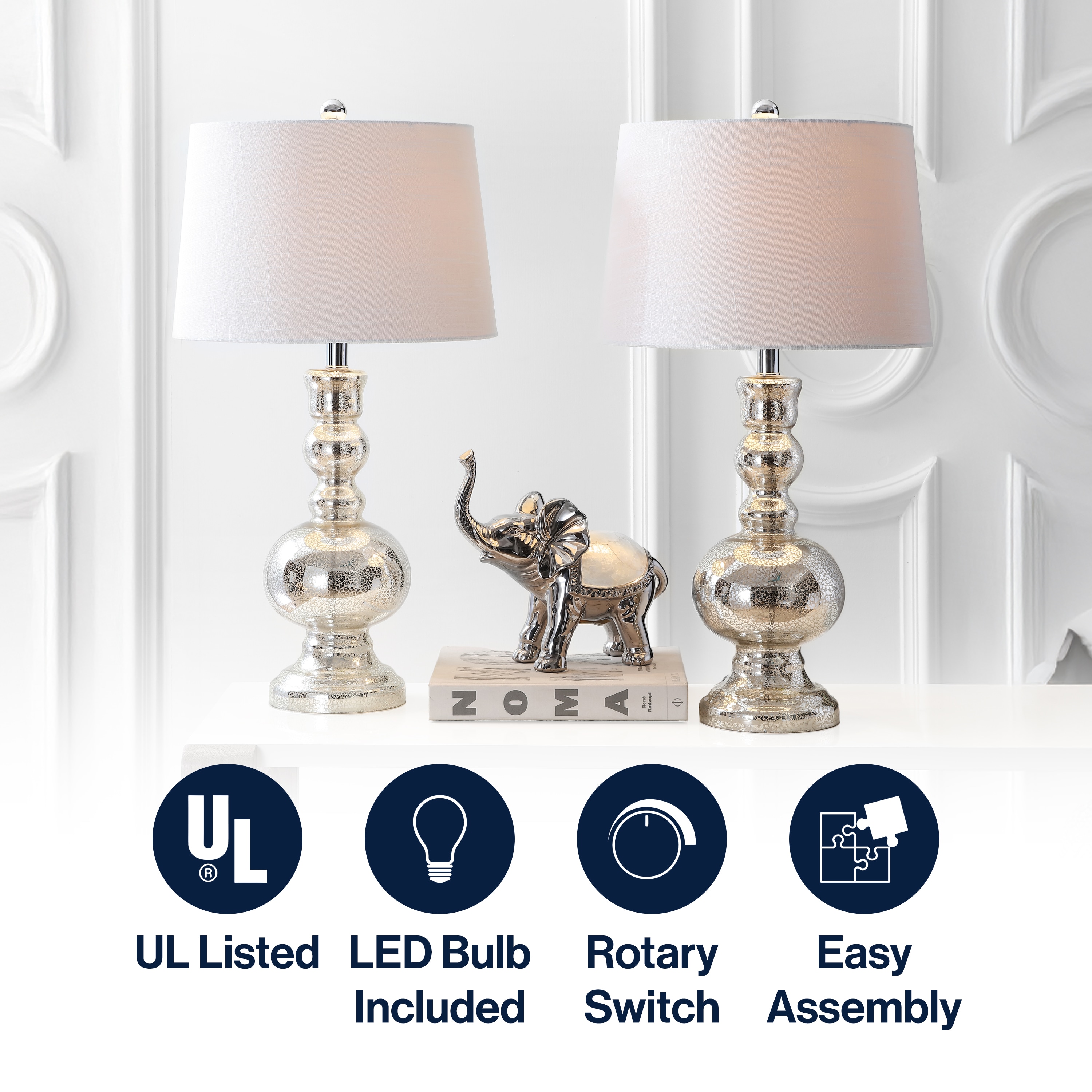 JONATHAN  Y JYL1061D-SET2 Table-Lamps - View #3