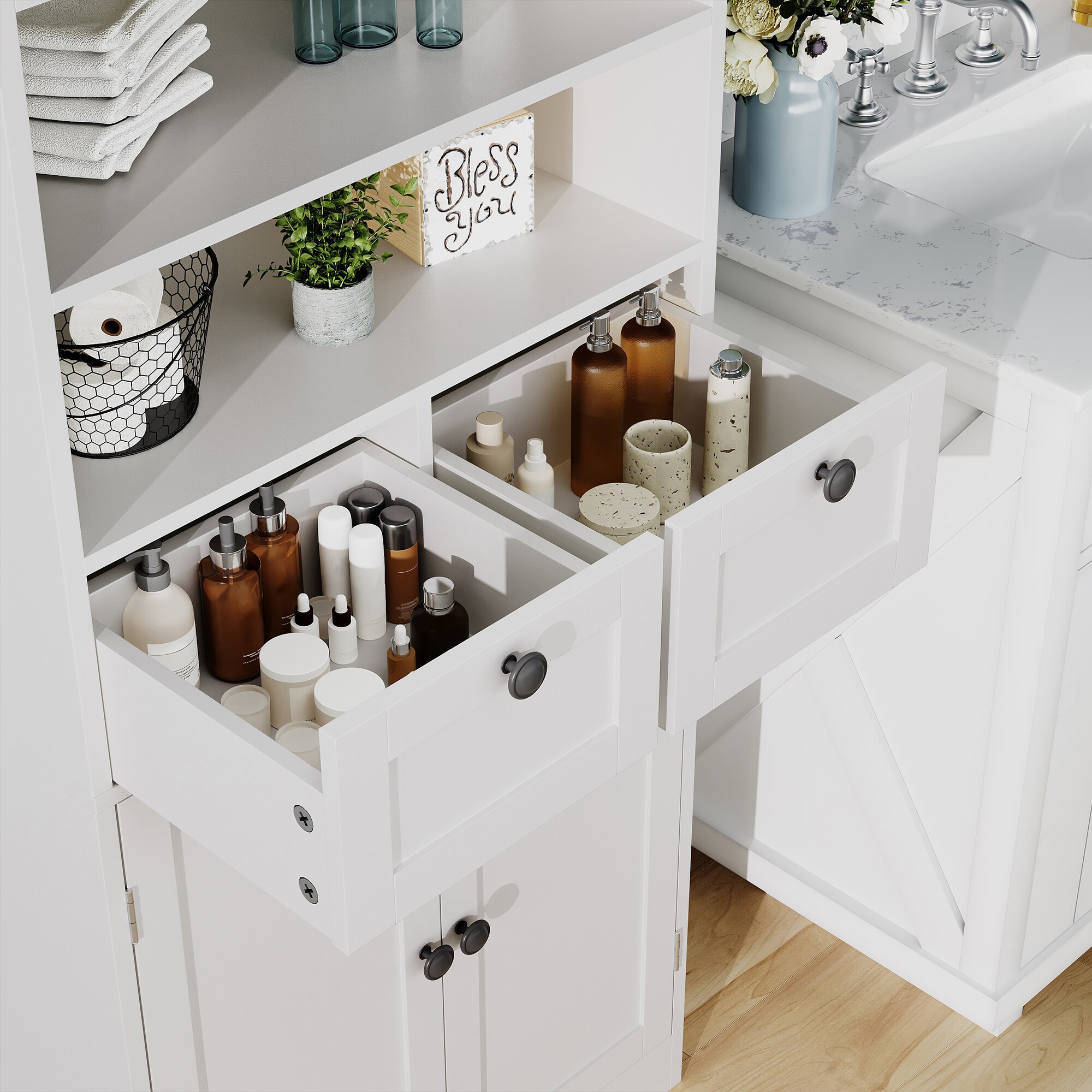 VOUA SAF-JDRYRB-BKCK Linen-Cabinets - View #10