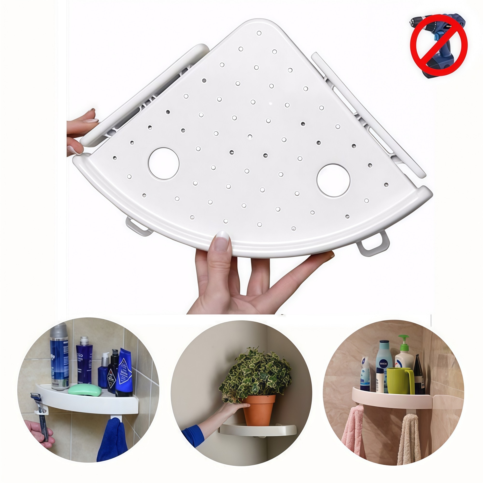 Numhew NHWILL39753 Bathroom-Shelves - View #3