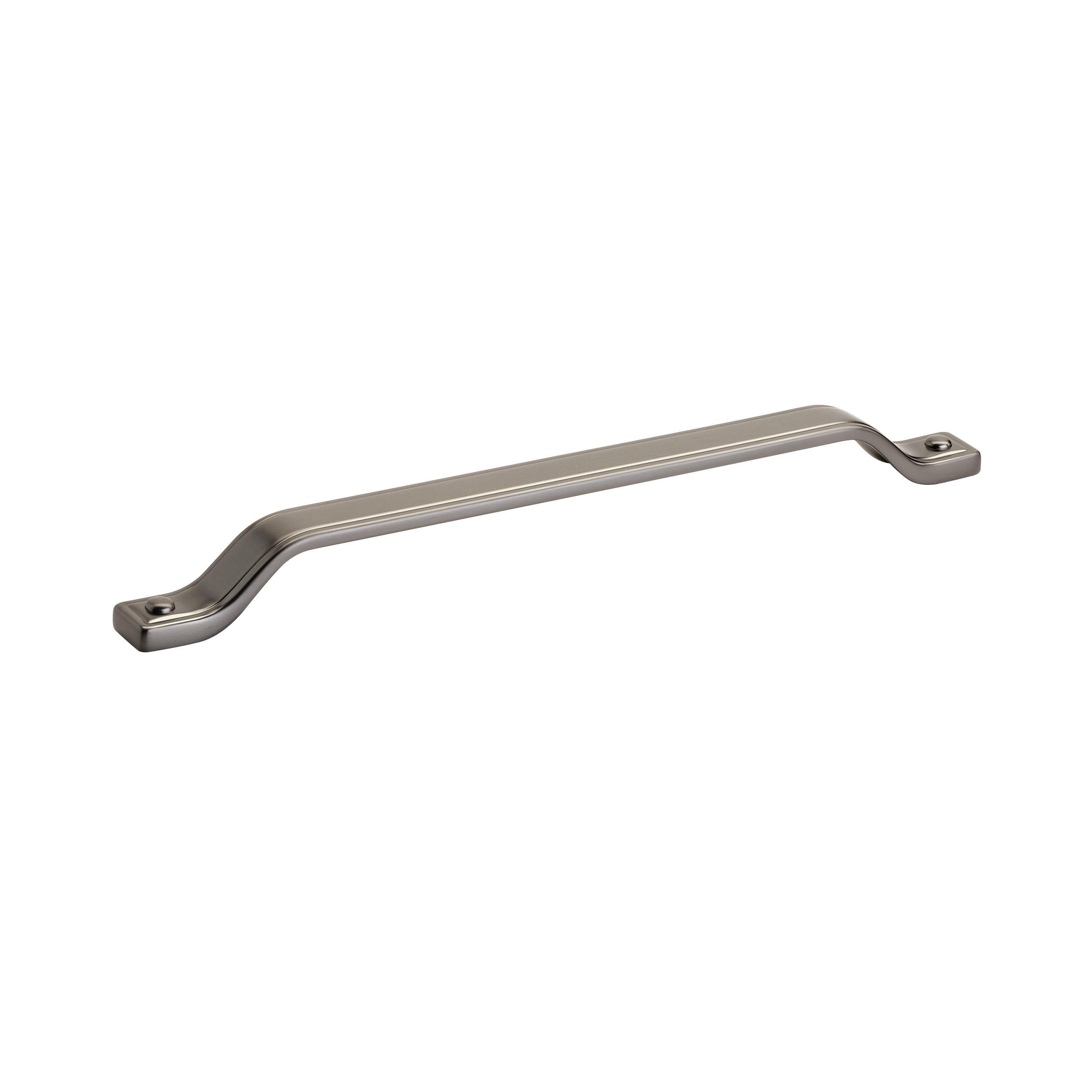 Amerock BP4584256BBN Jolene 10-1/16-in , 256mm Center to Center Black Brushed Nickel Arch Handle