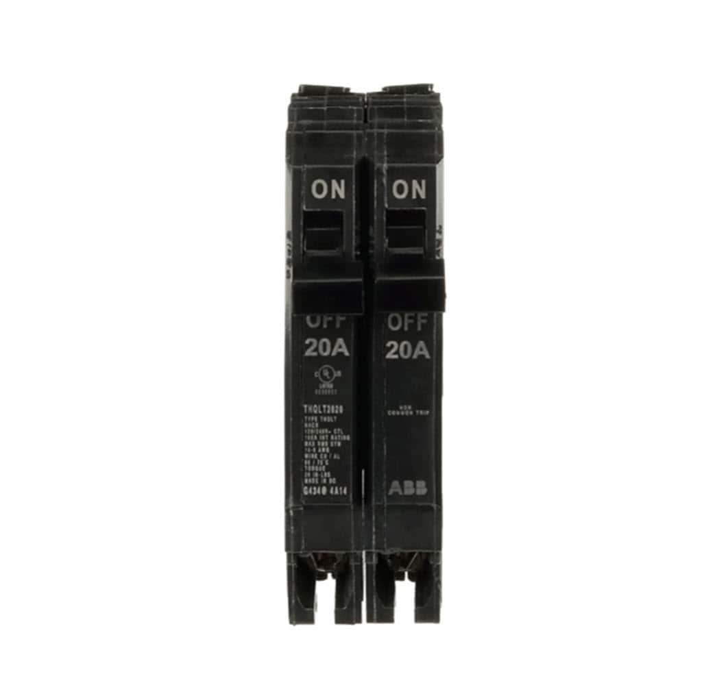 GE THQLT2020A Q-Line THQL 20-amp/20-amp 2 -Pole Standard trip Circuit Breaker
