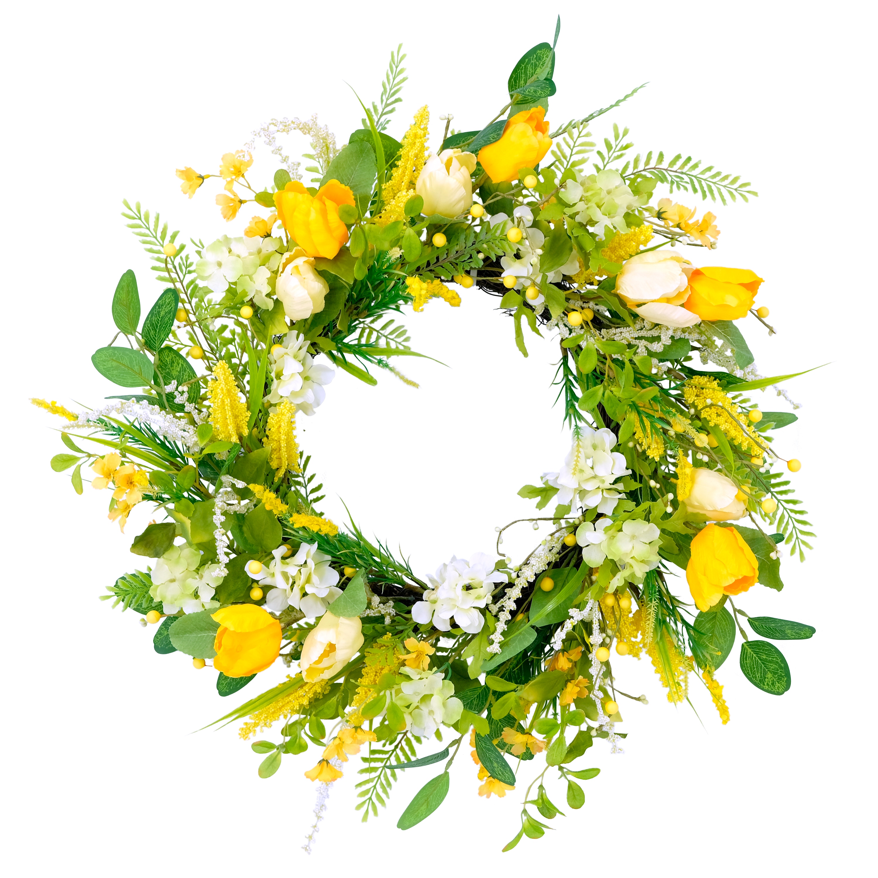 Puleo International 2592A-W24 24-in H Any occasion Hanging decoration Wreath