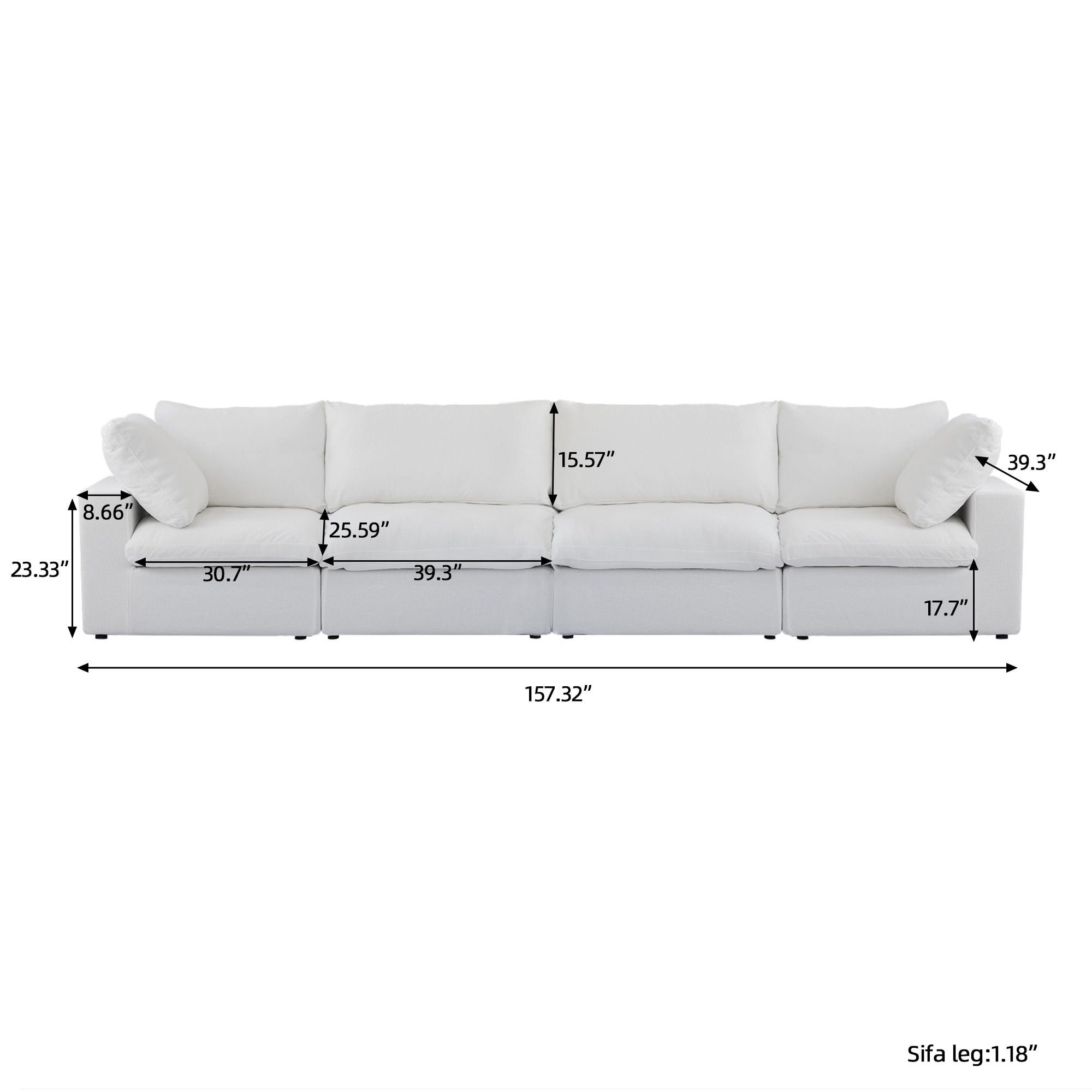BuotiqHom DH-S4-121WE Sofas-Loveseats - View #4