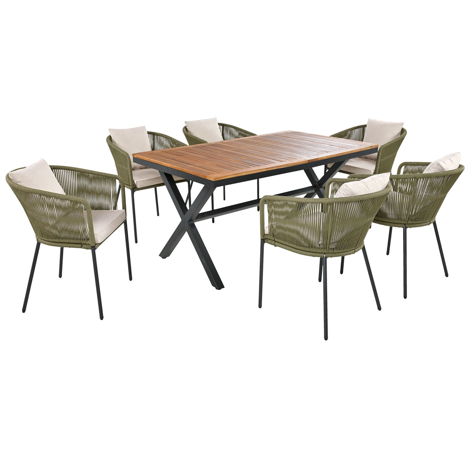 SINOFURN SYA380076BL Patio-Dining-Sets - View #4