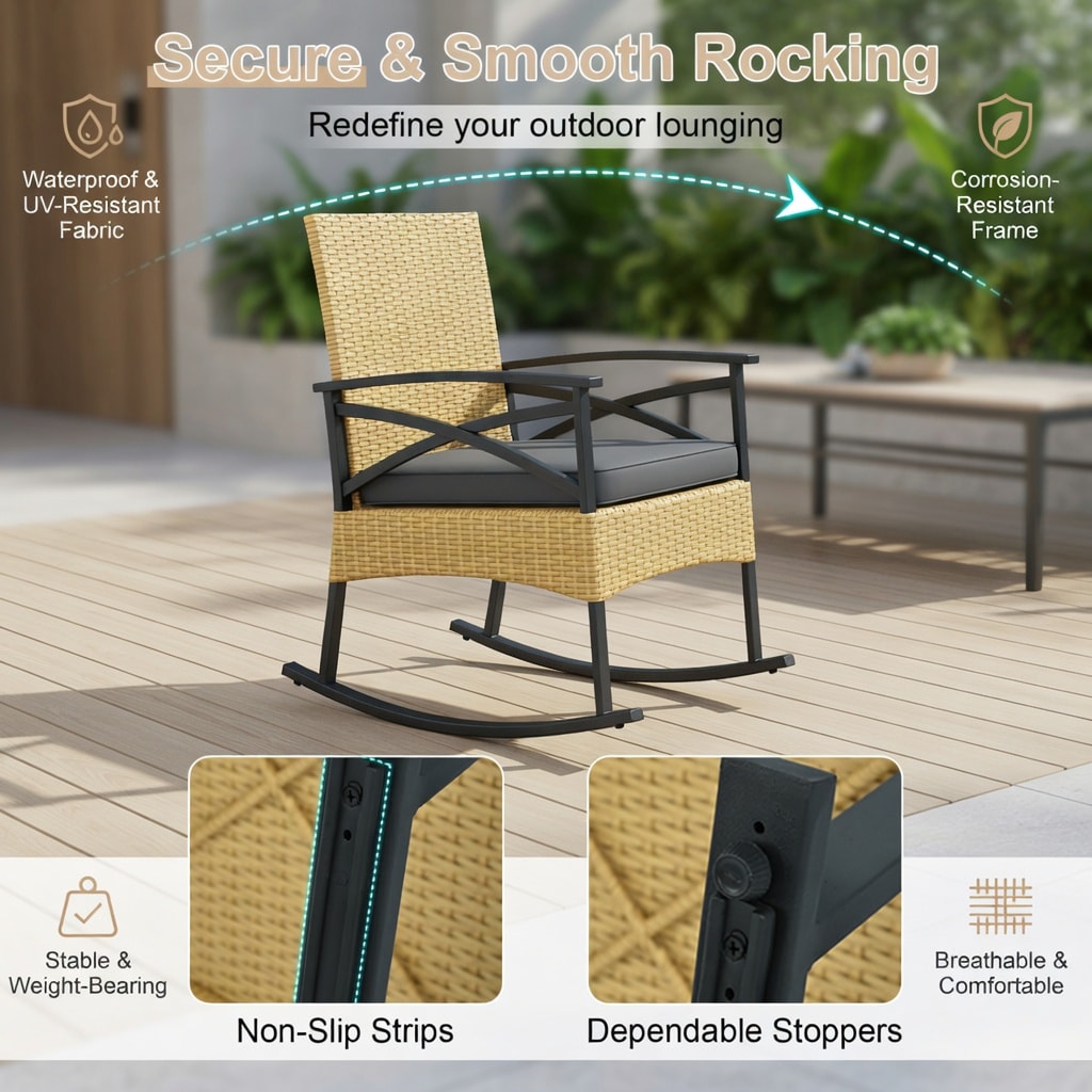 Choco Moon WYC-WQ54997-LS Patio-Conversation-Sets - View #3