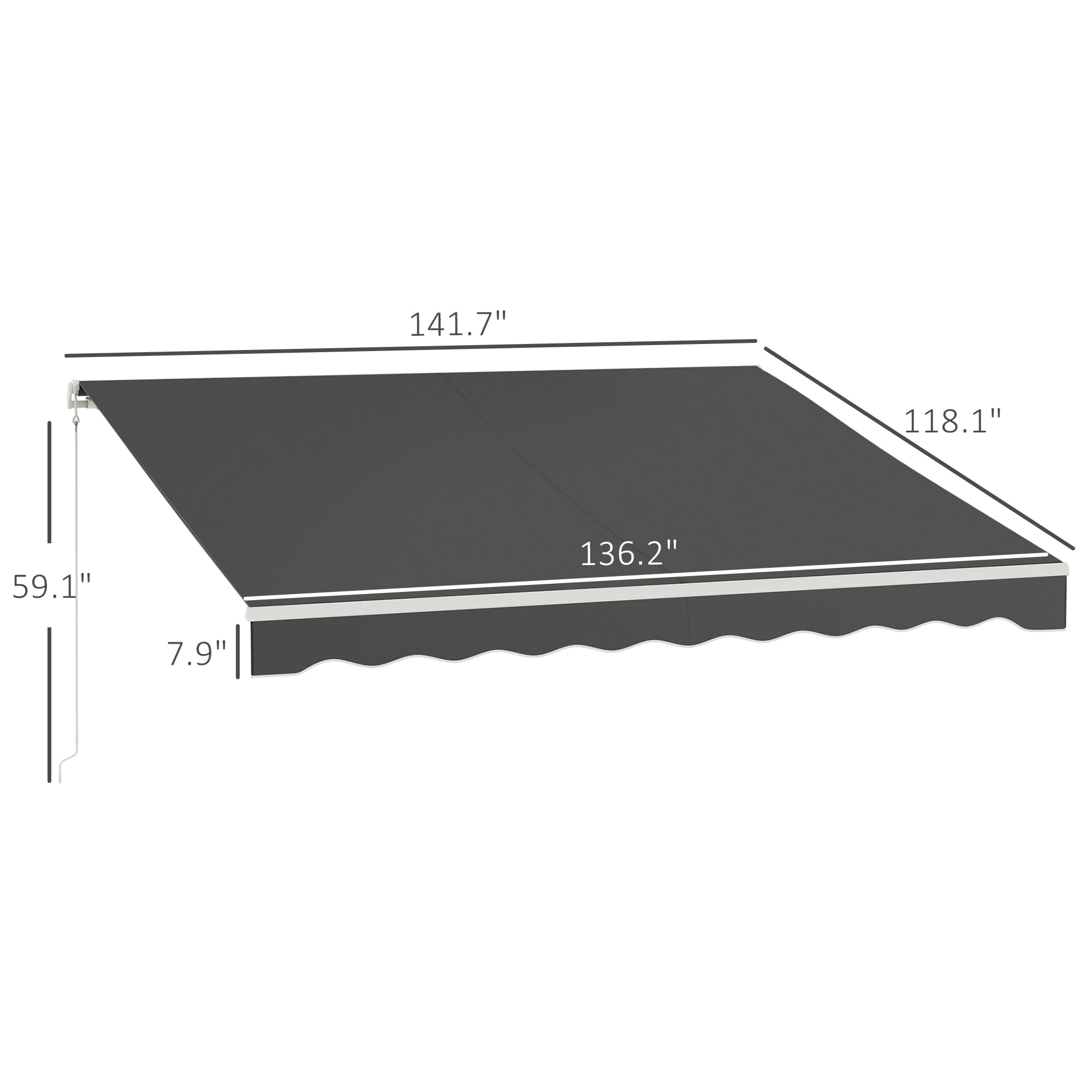 Outsunny 840-245V81CG awnings - View #3