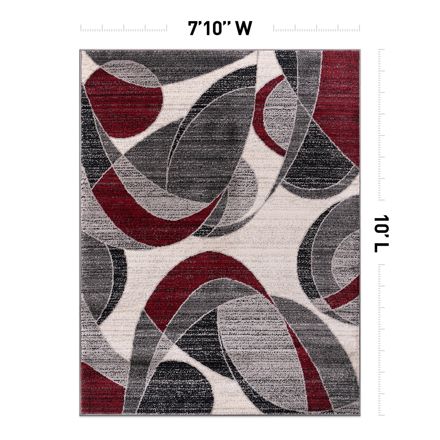 World Rug Gallery 393RED8X10 rugs - View #3