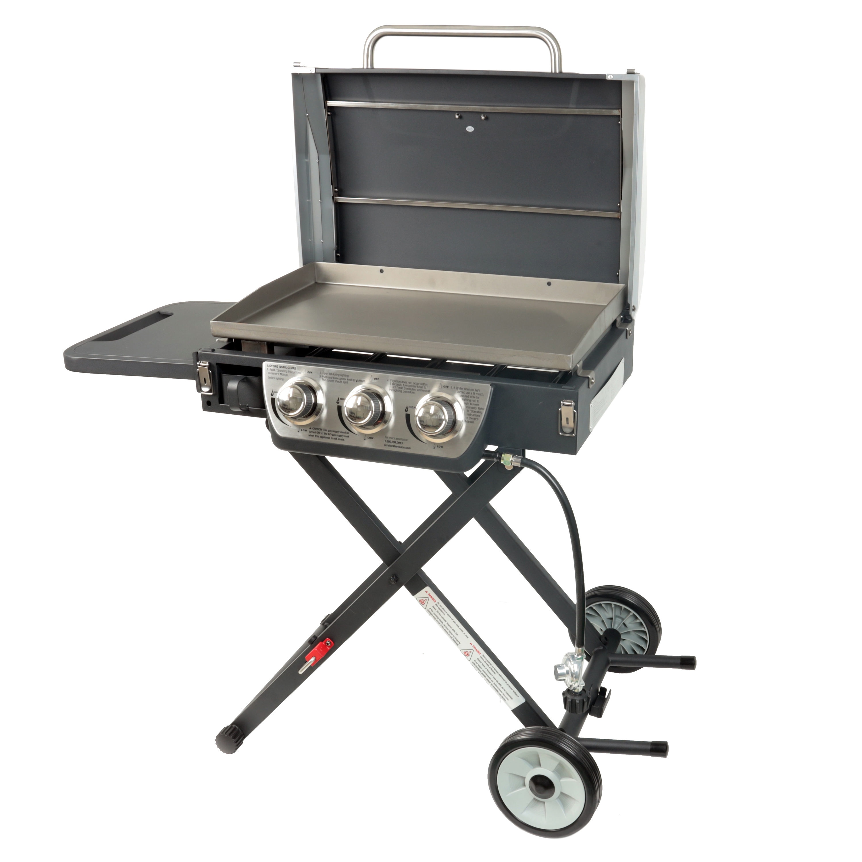 nsf portable propane flat top grill