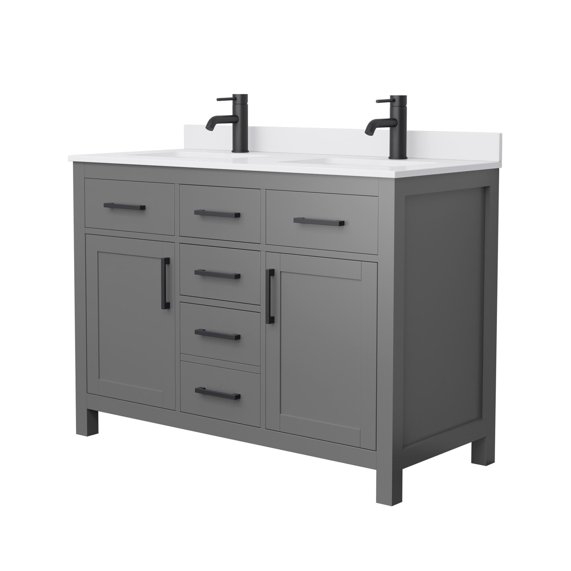 Wyndham Collection WCG242448DGBWCUNSMXX Bath-Vanity-Combo - View #2