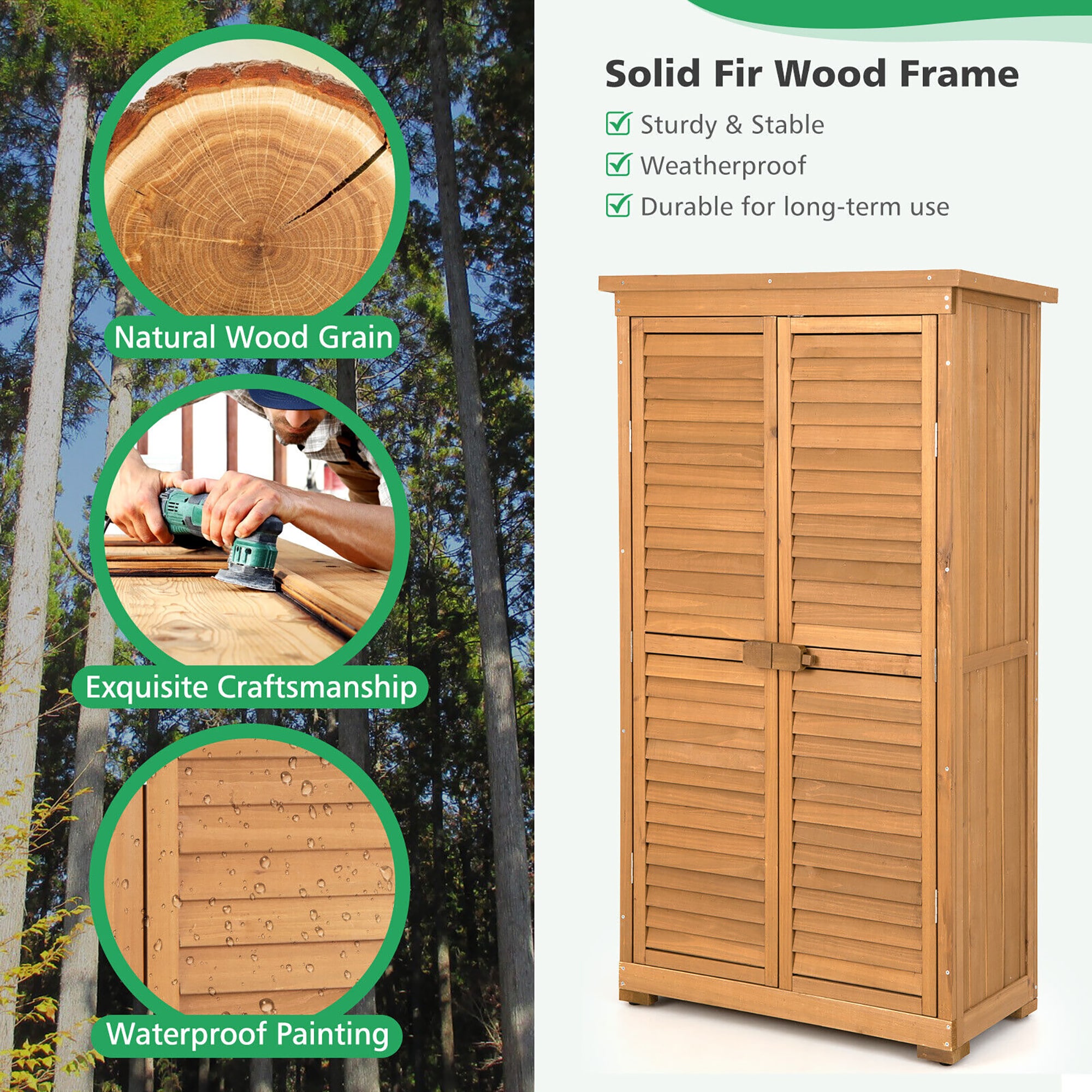 Forclover FLHY-746 Small-Outdoor-Storage - View #4