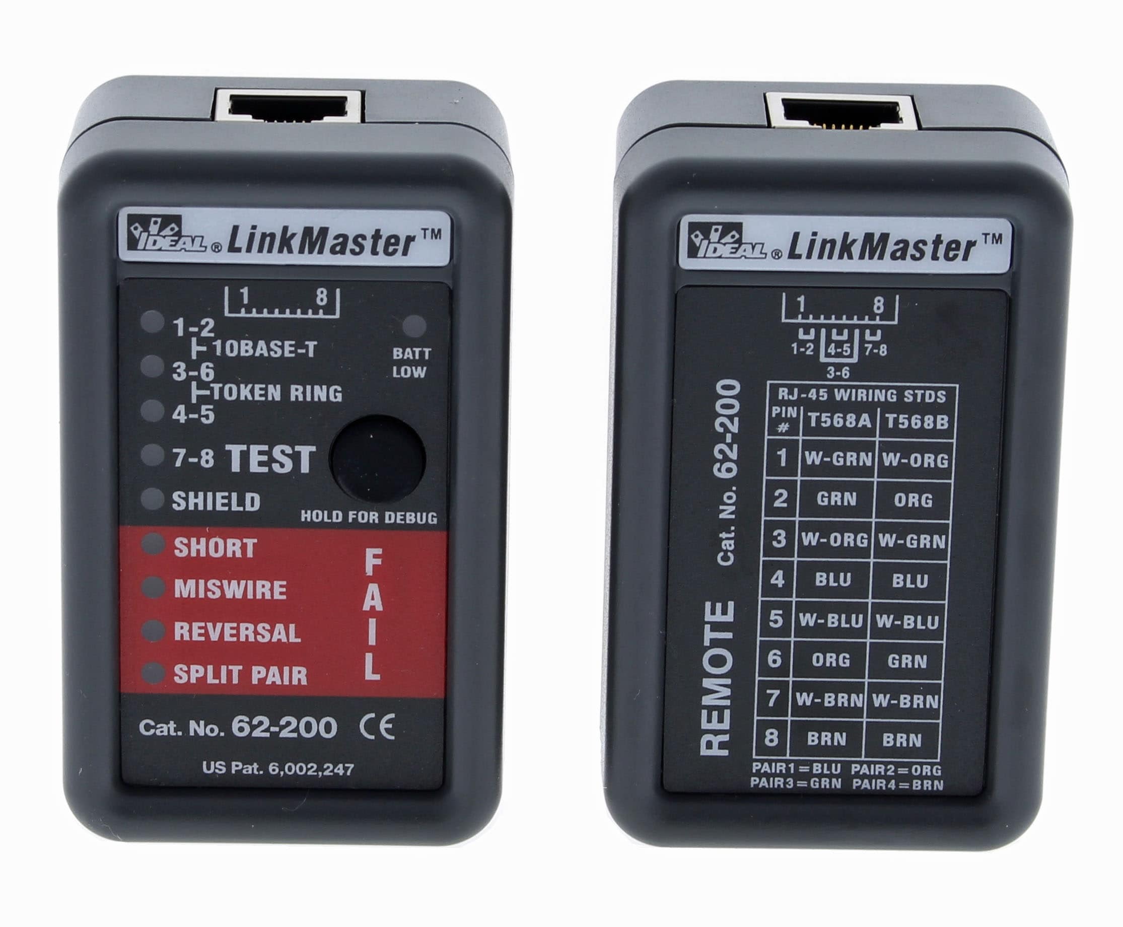 IDEAL 62-200 LinkMaster Analog Display Specialty Meter