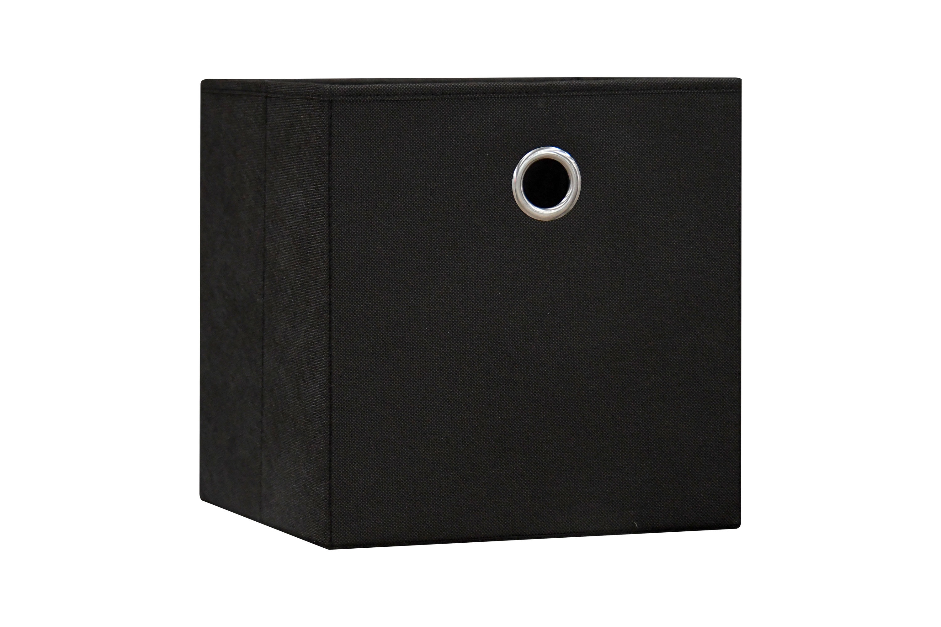 Style Selections ( 10.5-in W x 11-in H x 10.5-in D ) Black Fabric Collapsible Bin