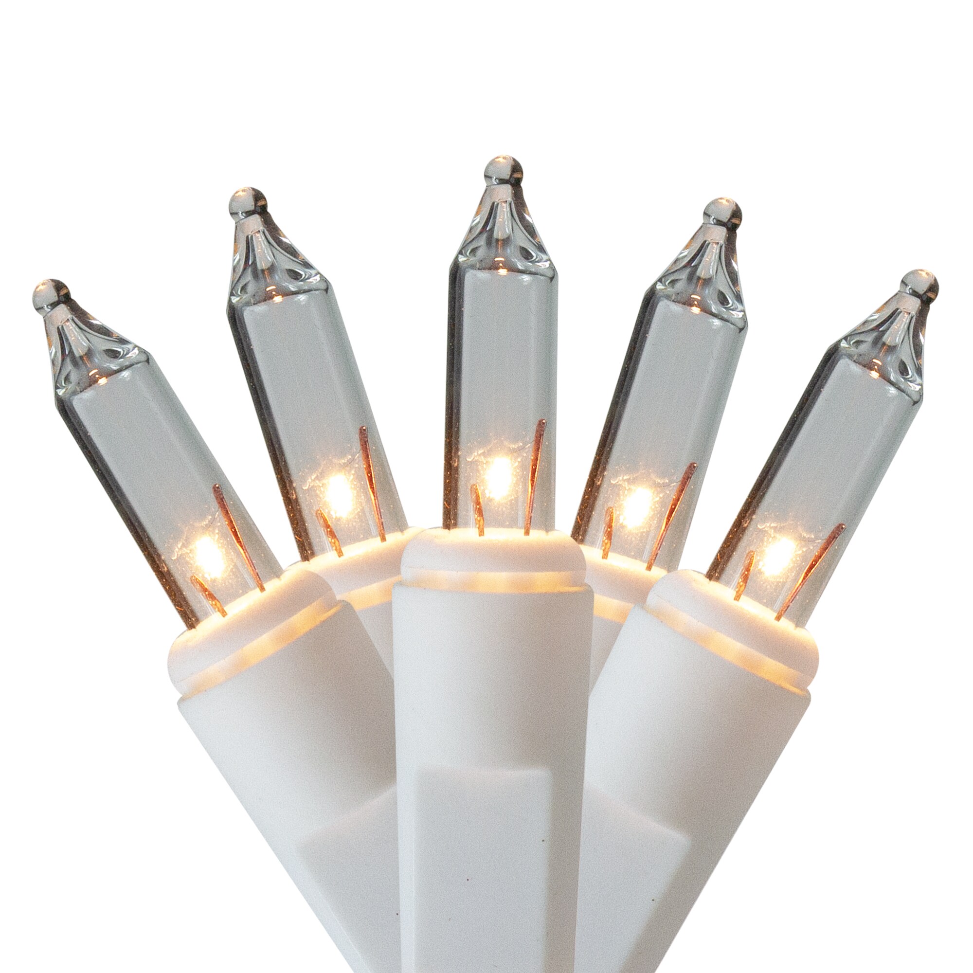 Northlight 33655131 300 -Count Constant Clear Mini Incandescent Plug-In Christmas Icicle Lights
