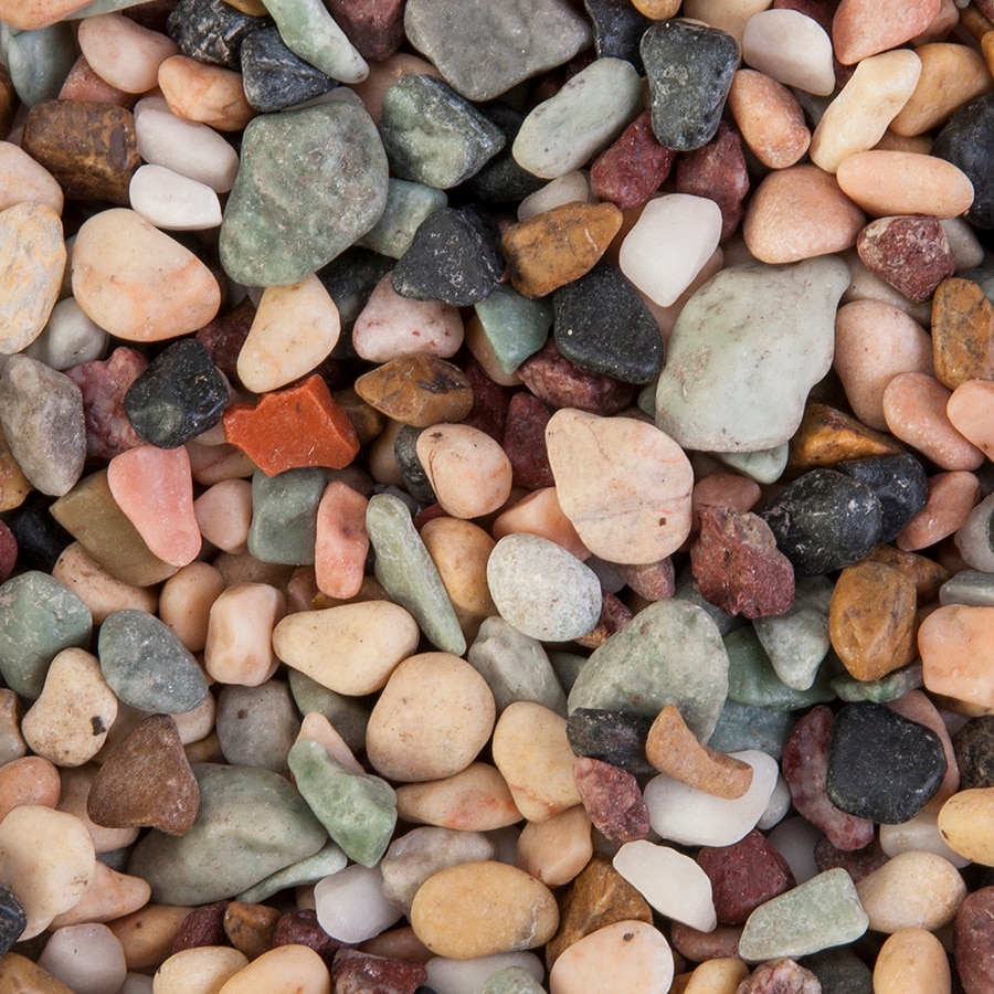 LIHAO Mixed Color Natural River Rock Stones Pebbles 0.5''-0.8