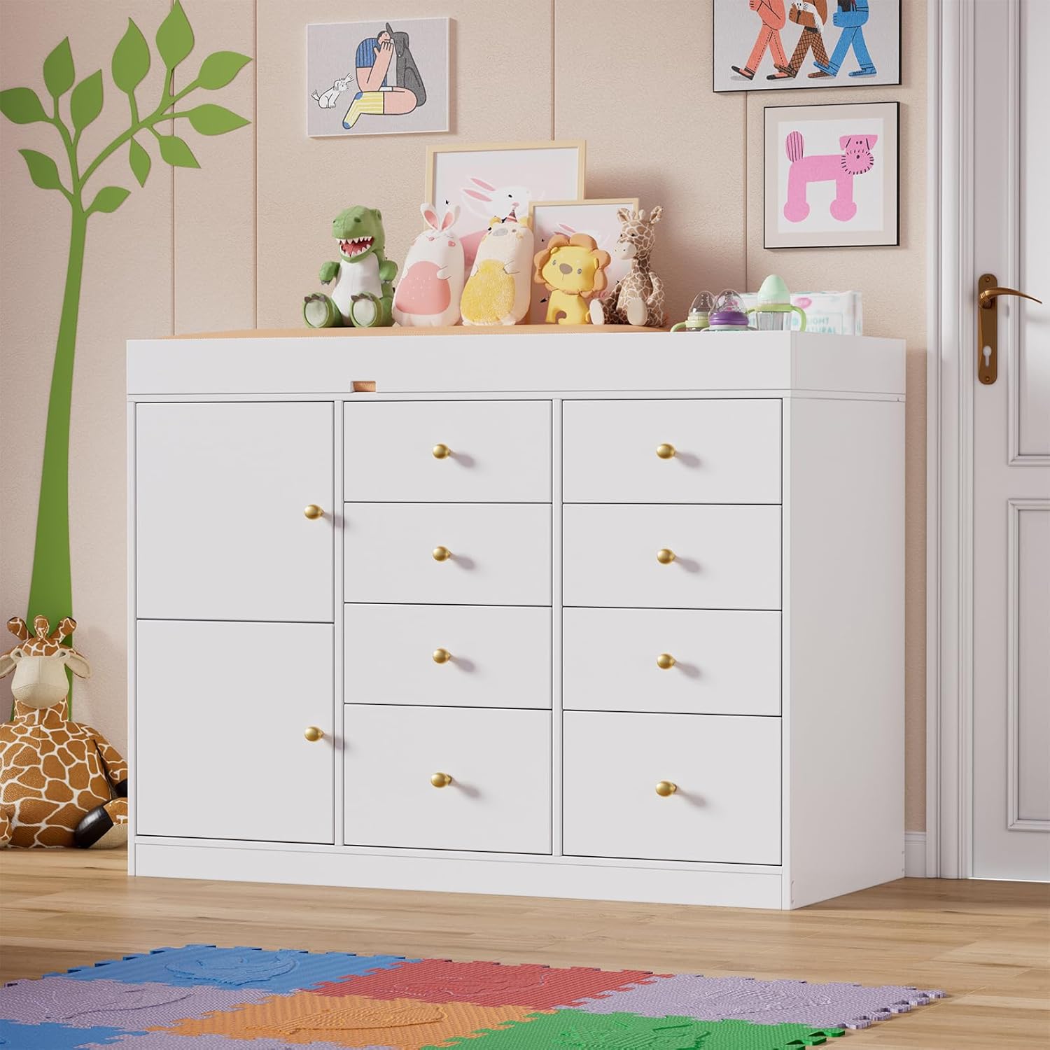 Changing Tables Material Wood