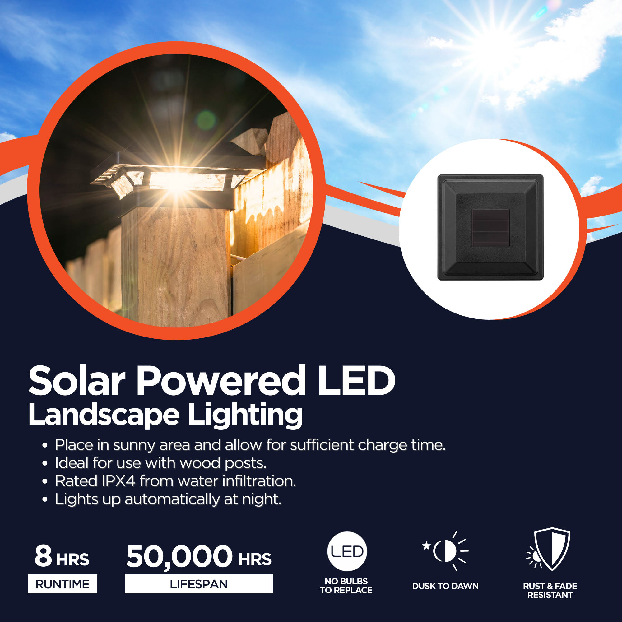 Harbor Breeze 43604 Deck-Lights - View #6