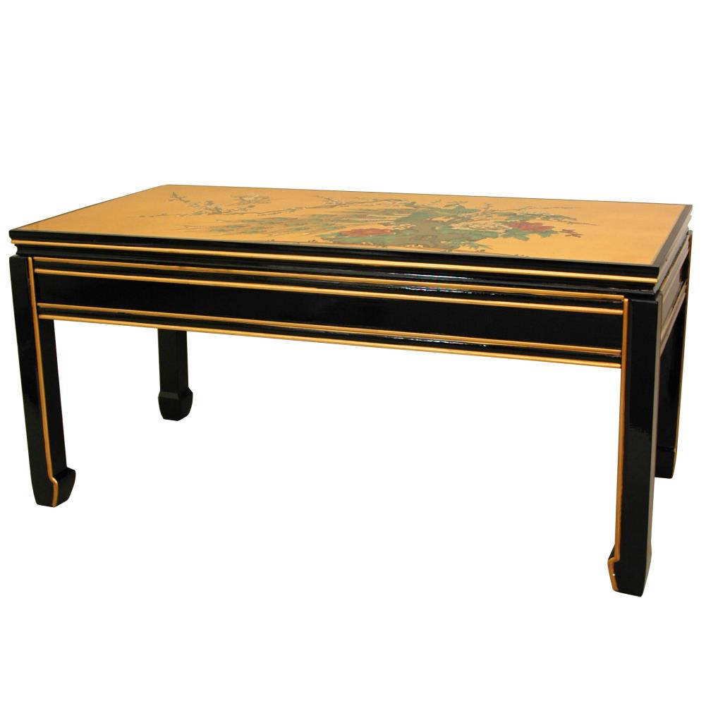 Gold Wood Coffee Tables at