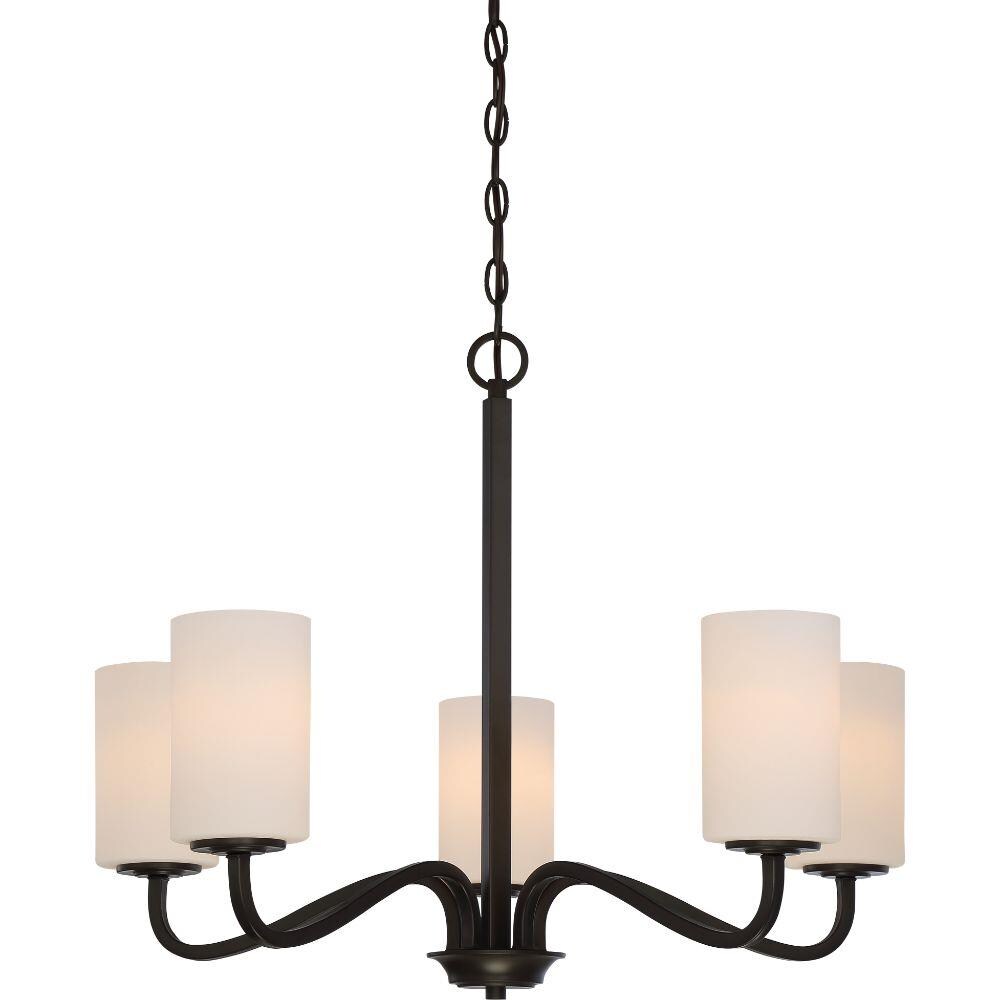 1-Light Forest Bronze Traditional Dry Rated Chandelier in the ...