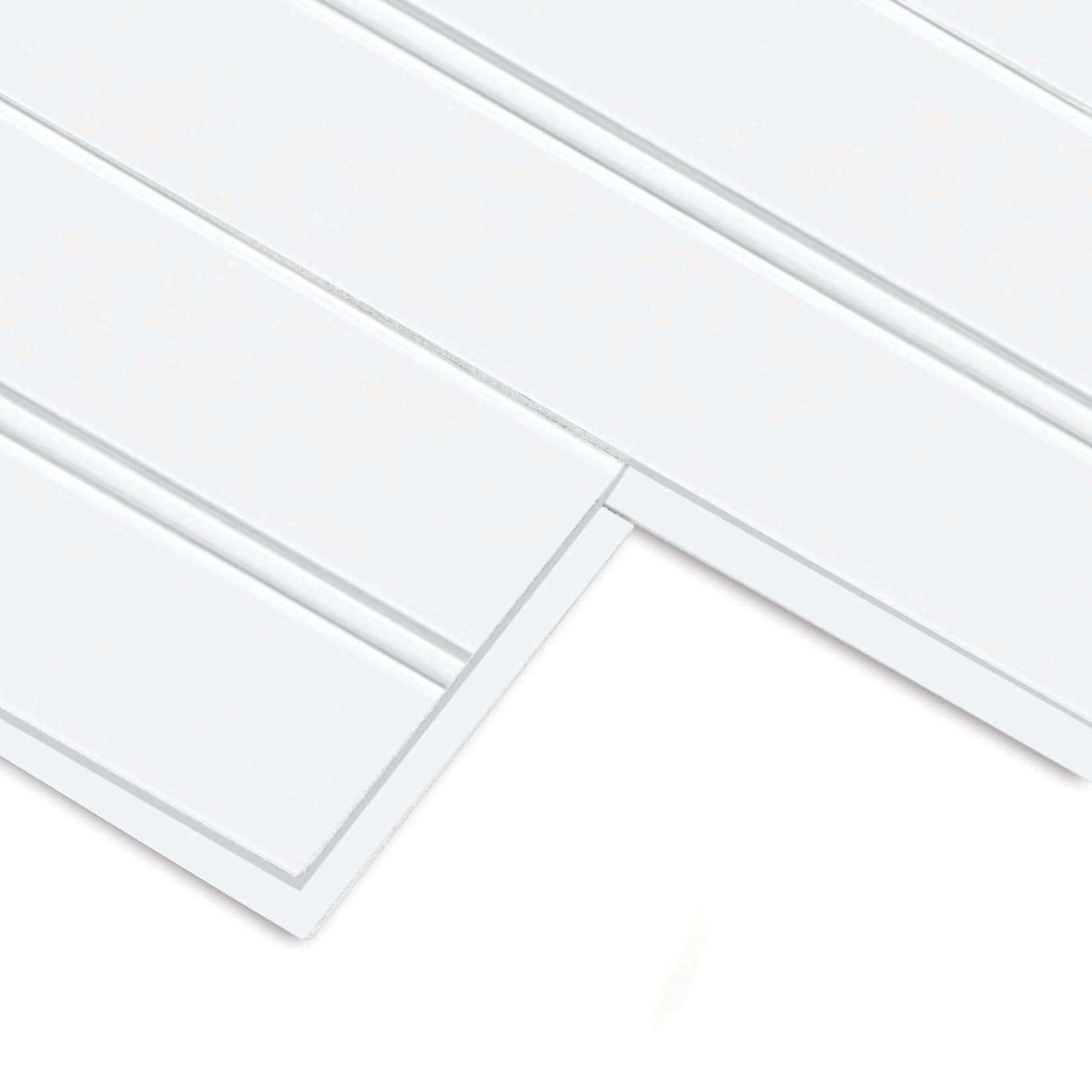 Armstrong Ceilings 7-ft x 0.42-ft WoodHaven Beadboard White Mdf