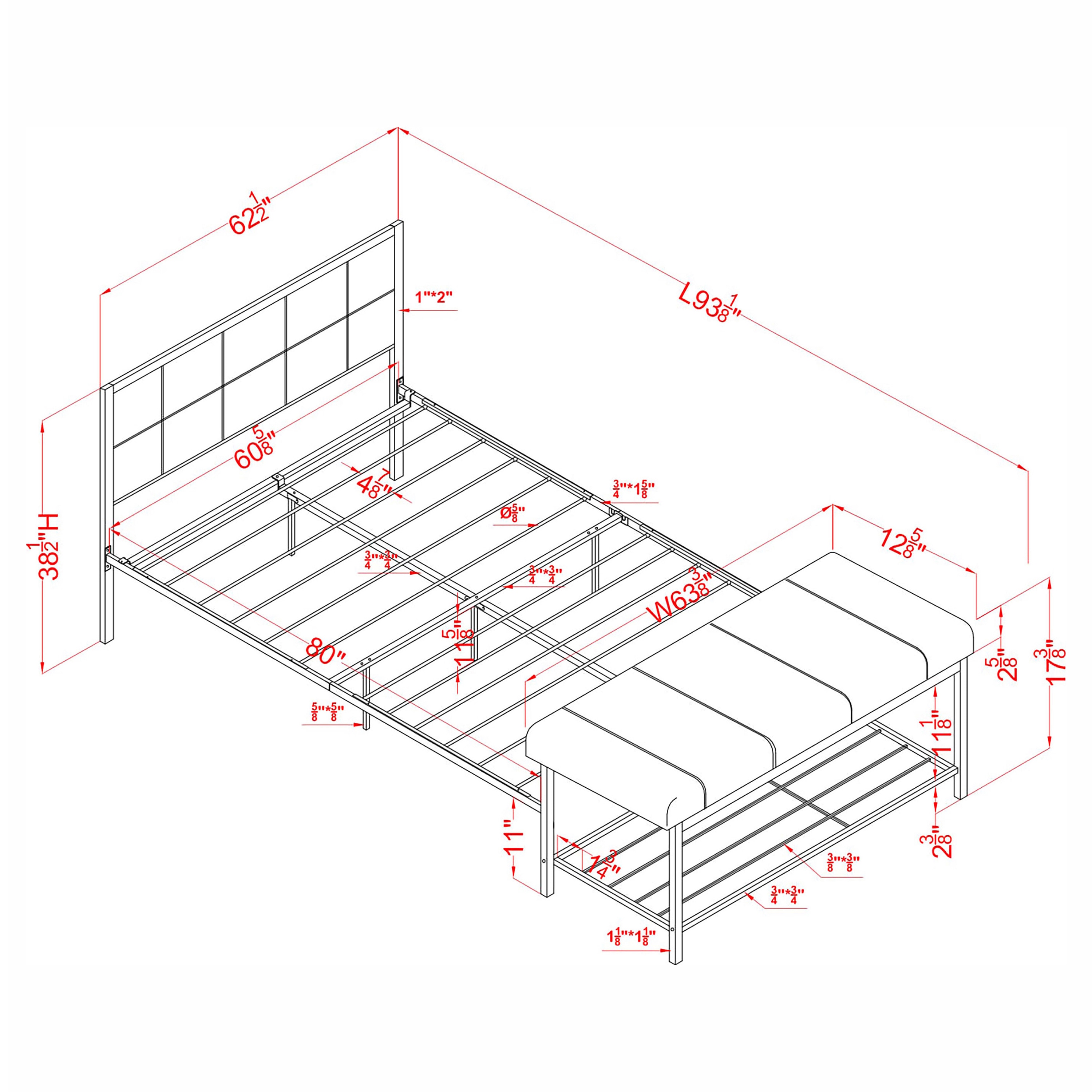 Furniture of America IDF-7076BK-Q beds - View #8