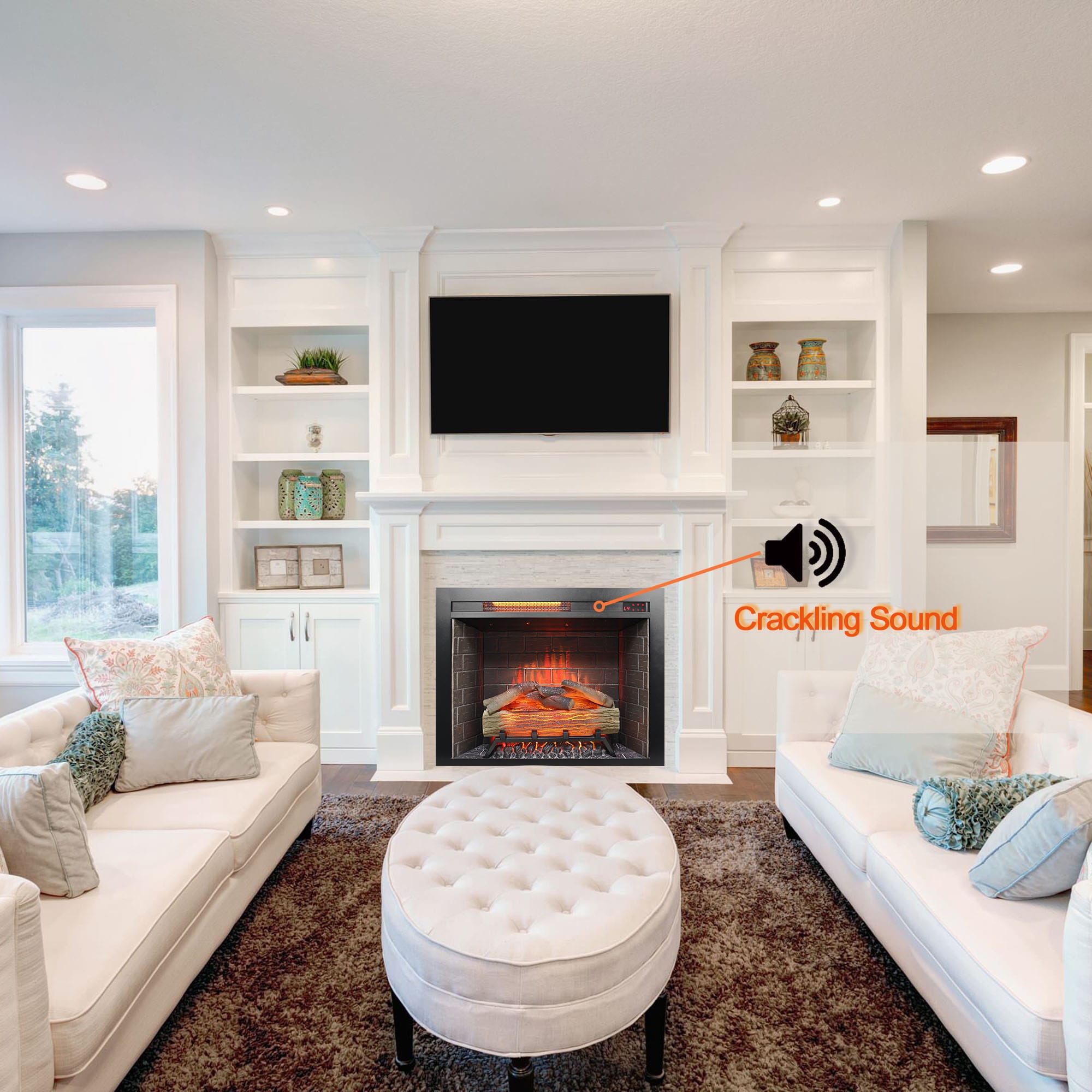 Bybafun YC0700119 Electric-Fireplace-Fireboxes - View #2