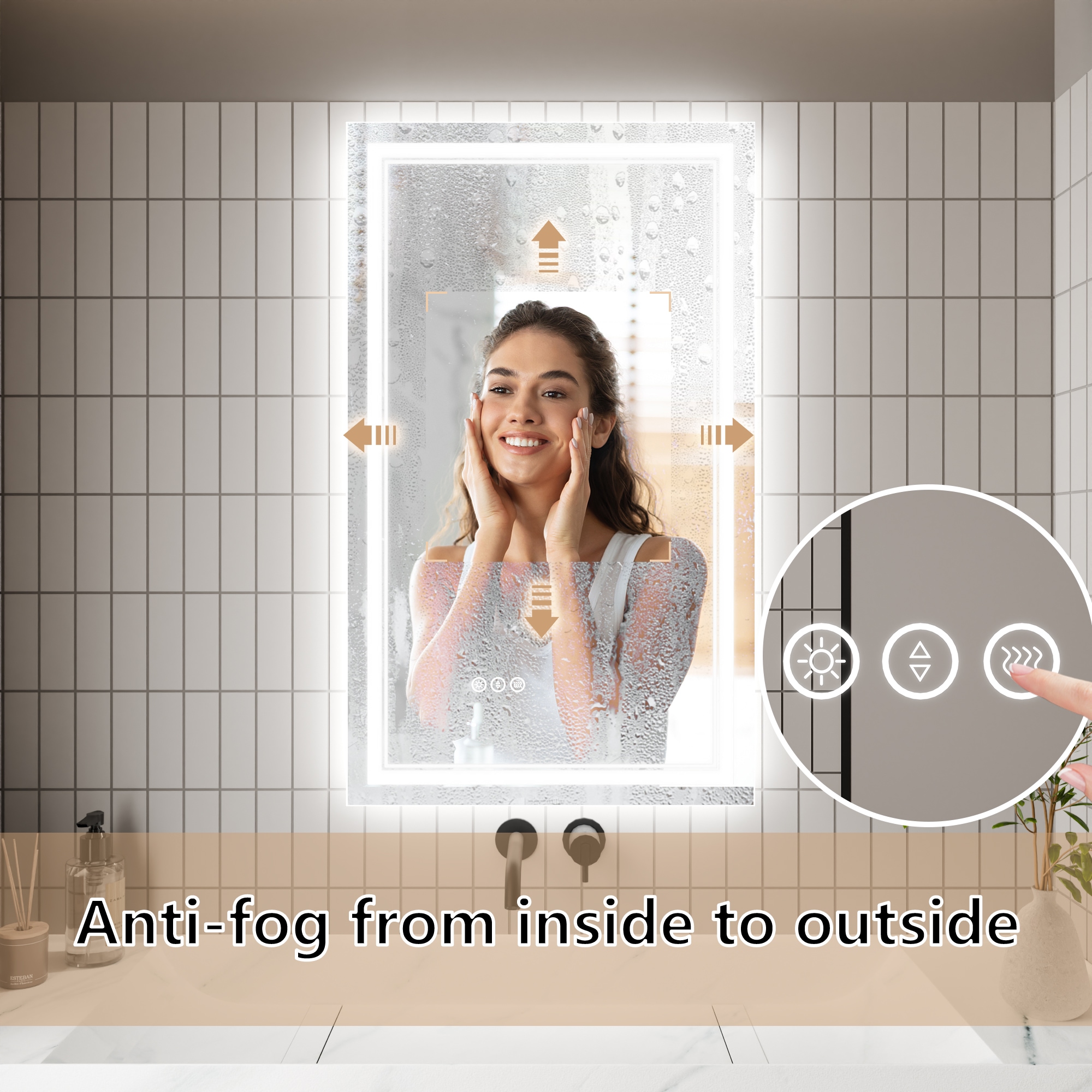 WELLFOR EX-3-4024FL Framed-Bath-Mirrors - View #7