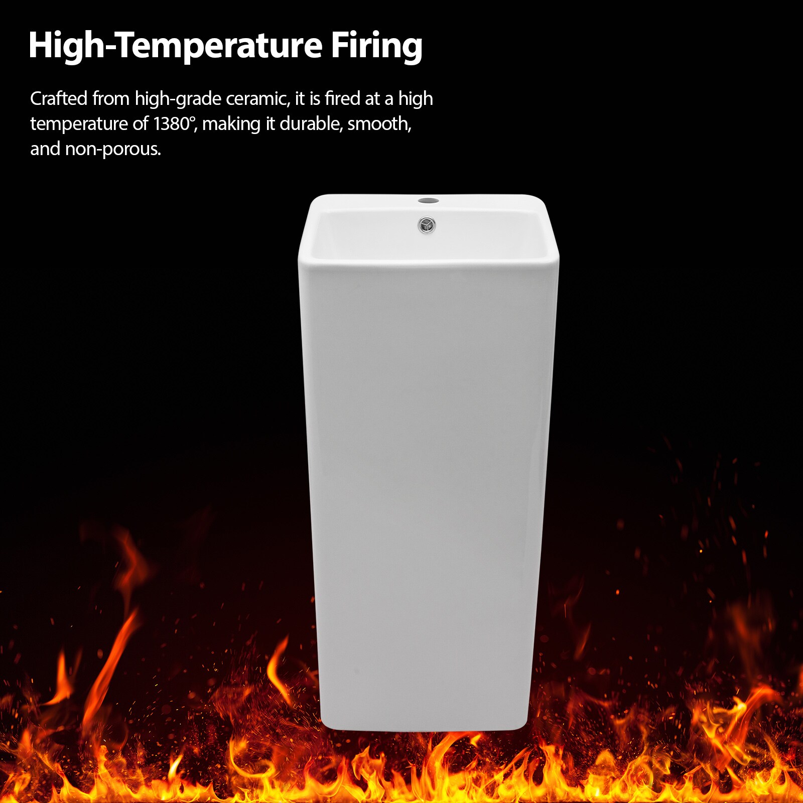 LIVIZA LBS-YP374708 Complete-Pedestal-Lavatories - View #5