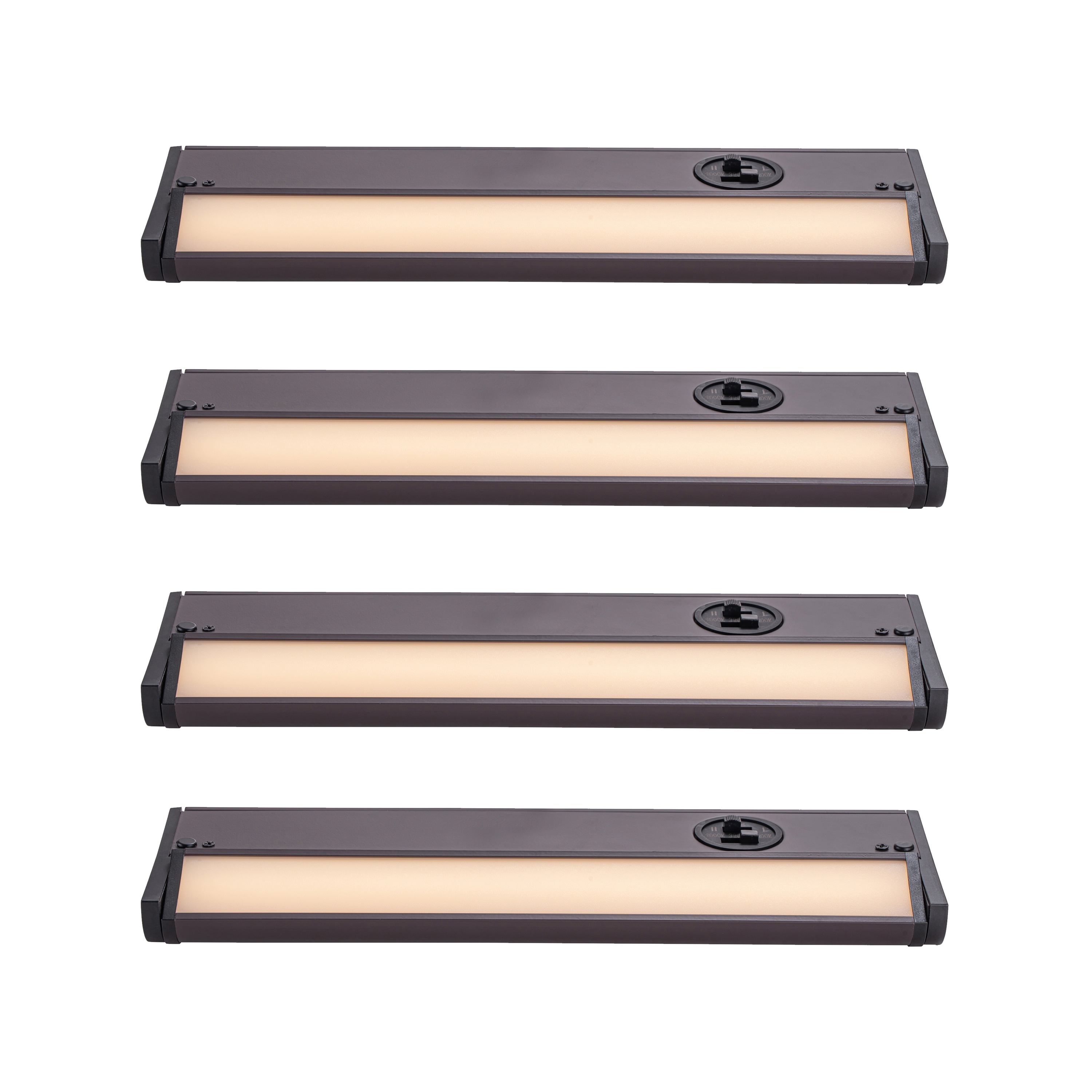 C Cattleya LCA2188-4UC 4 -Pack 18-in Hardwired LED Under Cabinet Light Bar