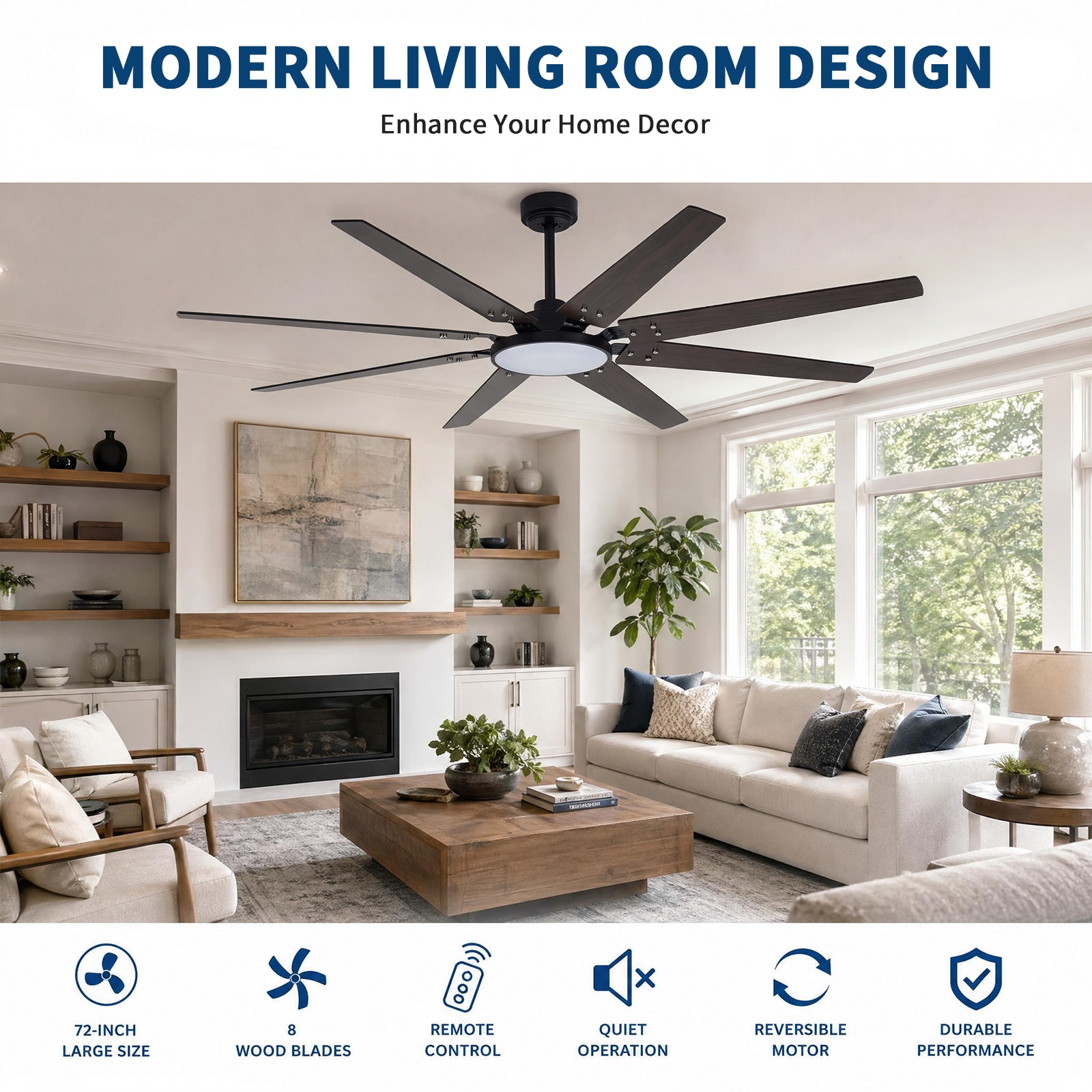 Garvee HWNWBYBD4763 Ceiling-Fans - View #5