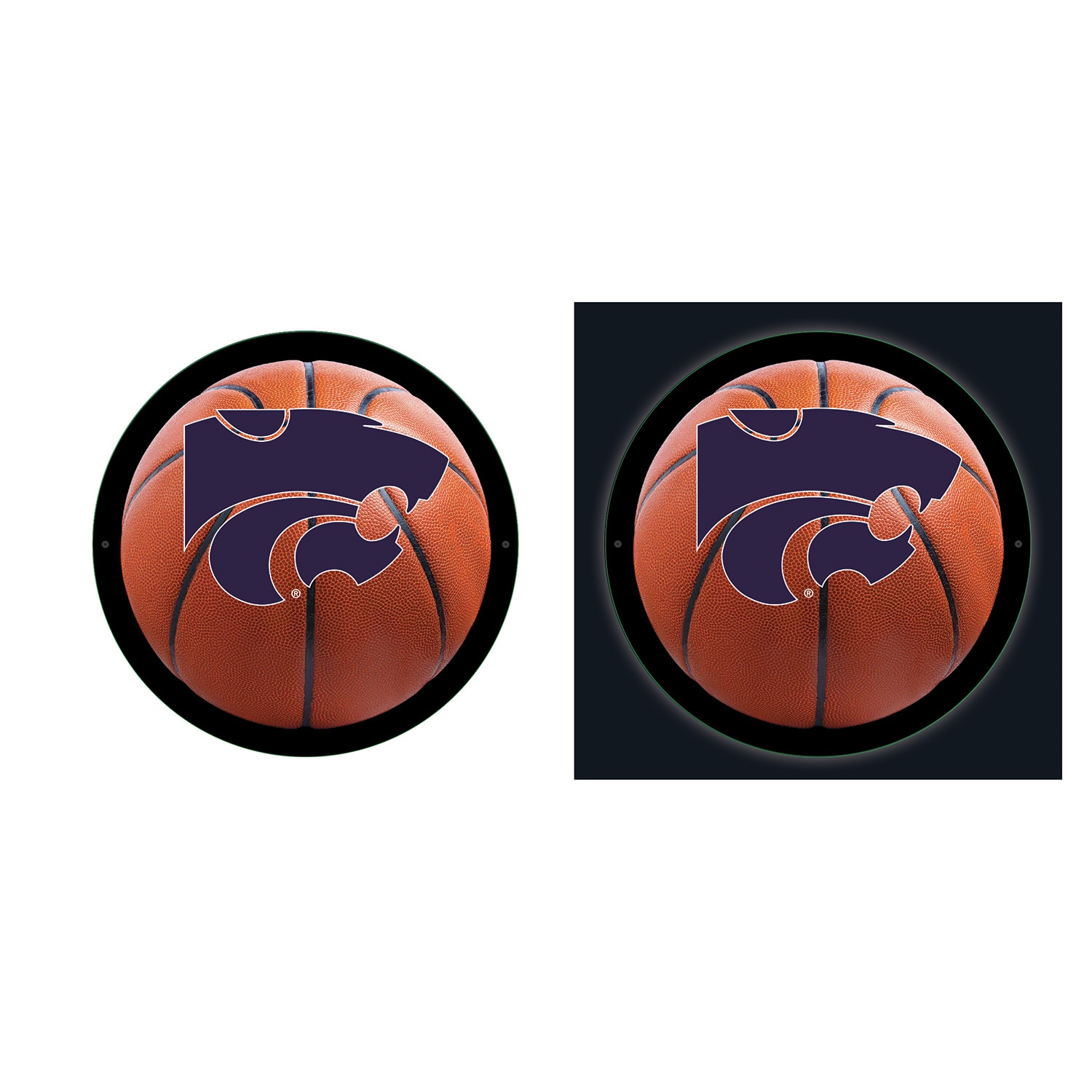 Evergreen 8LED943MRDB Kansas State Wildcats 15-Inches W x 15-Inches H Acrylic Sports Wall Phrases Wall accent