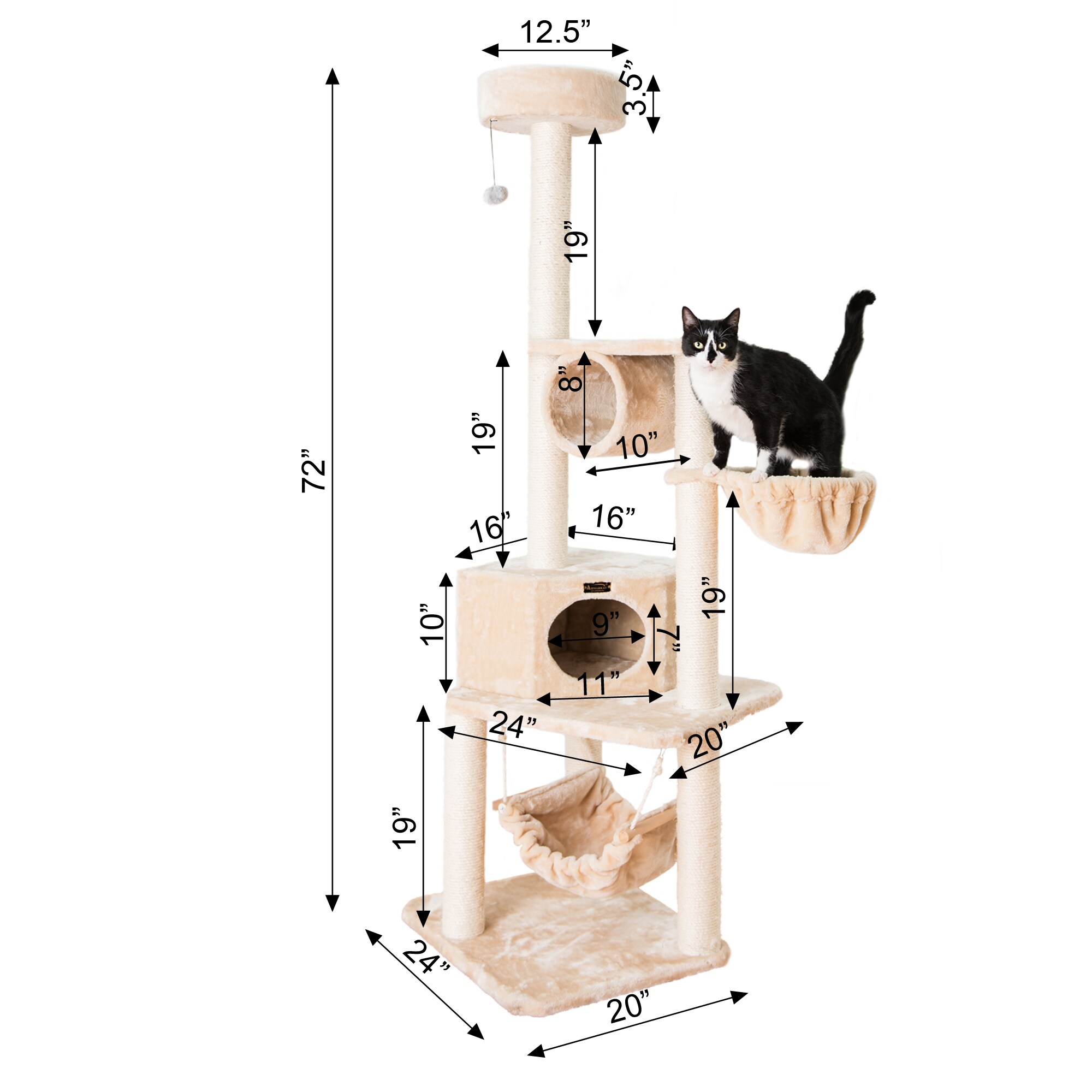 Armarkat A7204 Cat-Trees - View #12