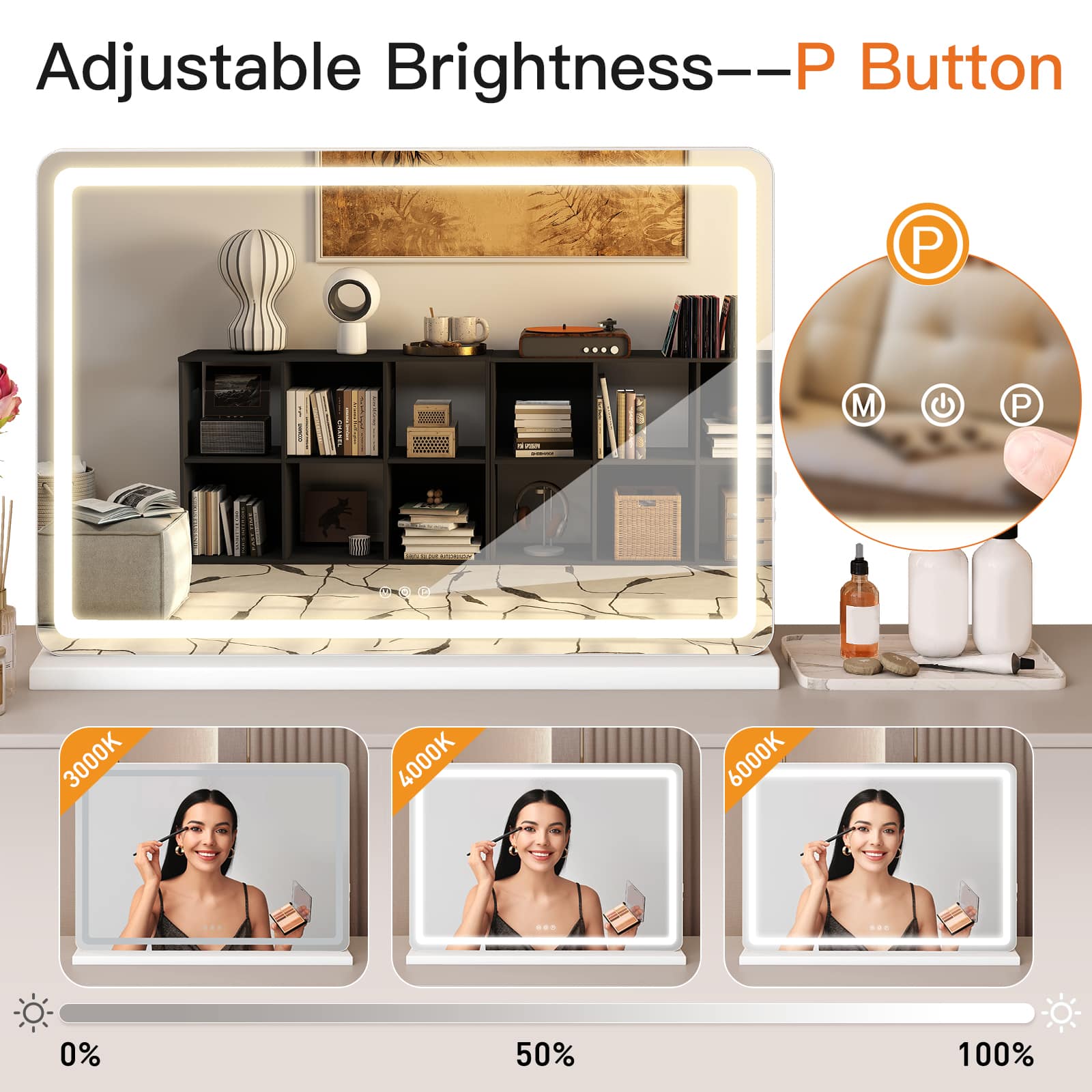 Bestier USLOW-HJ920873 Decor-Mirrors - View #2