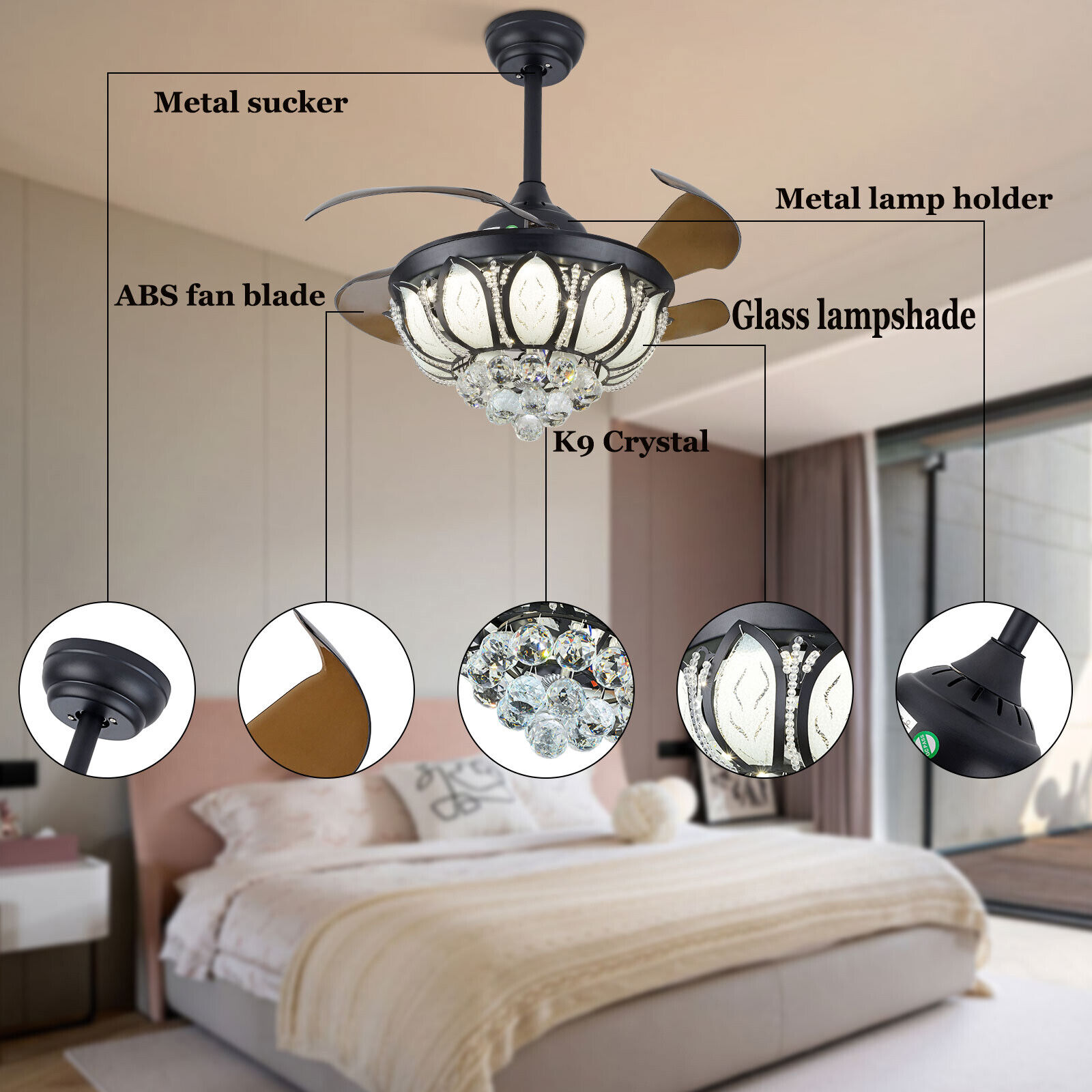 Oukaning JZUCOD-01380099 Ceiling-Fans - View #5