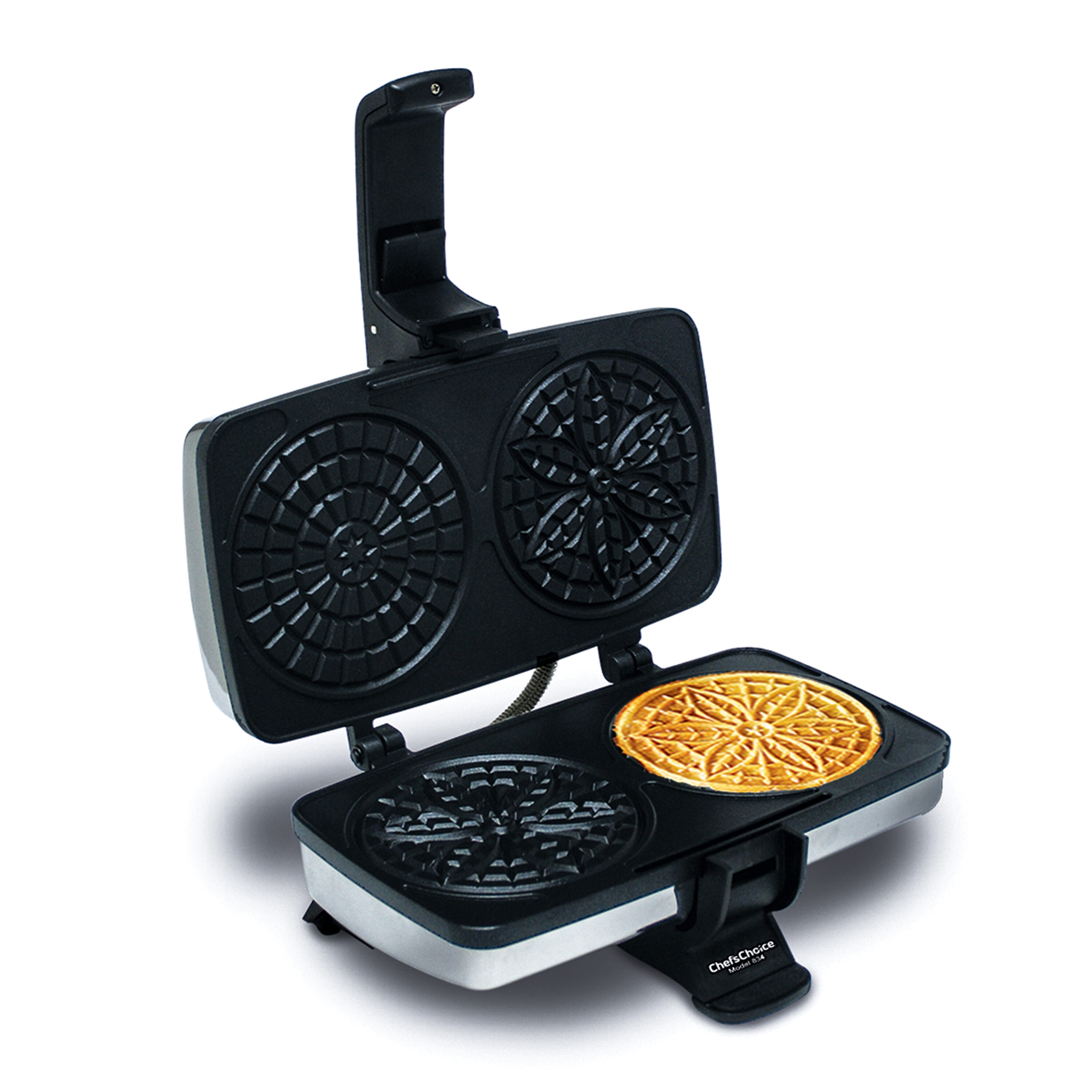 Chef'sChoice Round Pizzelle Maker in the Waffle Makers department at