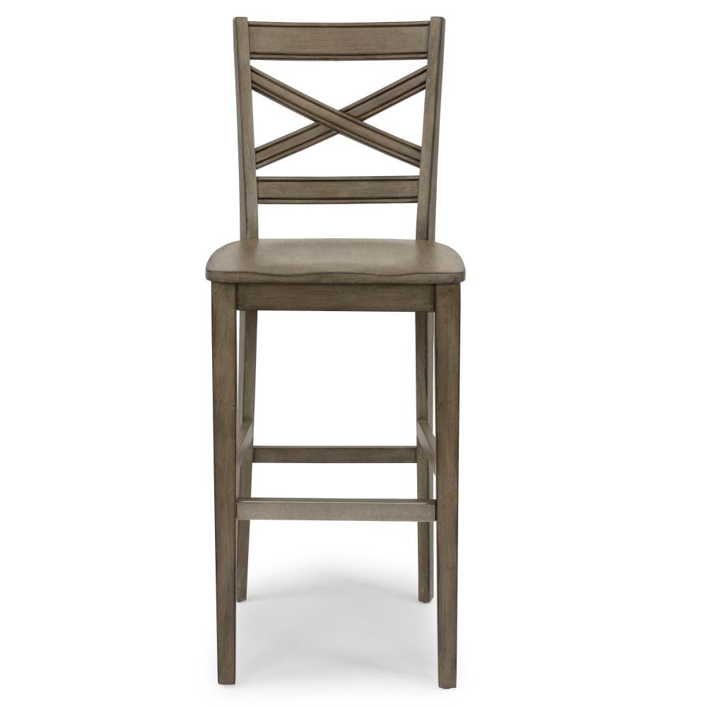 Home Styles Mountain Lodge Multi-colored Gray Bar Height Bar Stool at ...