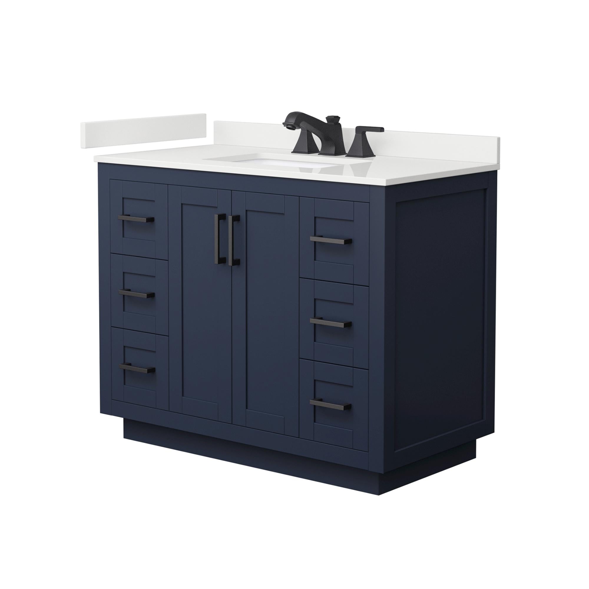 Wyndham Collection WCF292942SBBWQUS3MXX Bath-Vanity-Combo - View #2