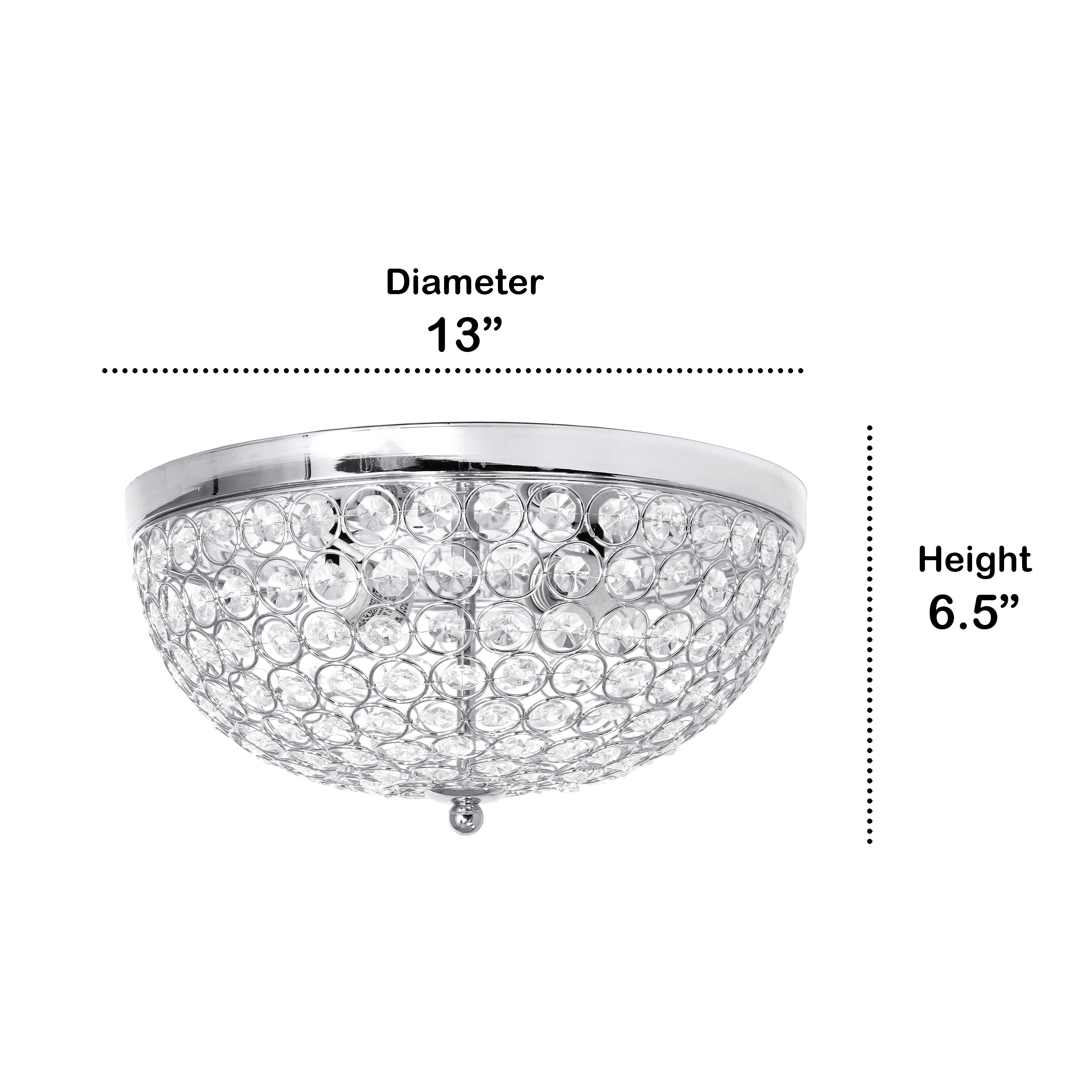 Lalia Home LHM-2000-CH-2PK flushmounts - View #2