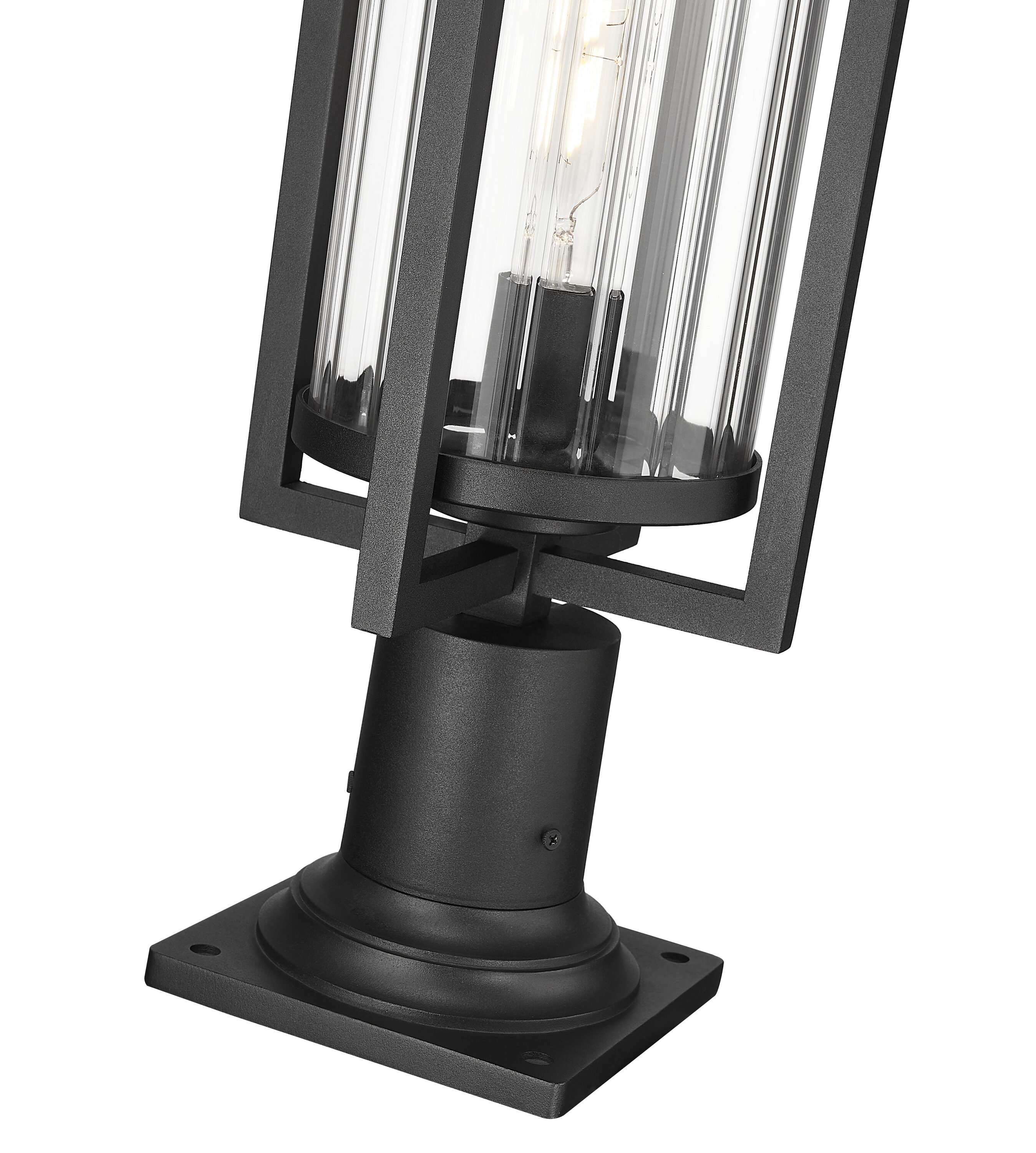 Z-Lite 5013PHBR-533PM-BK Complete-Post-Lights - View #6