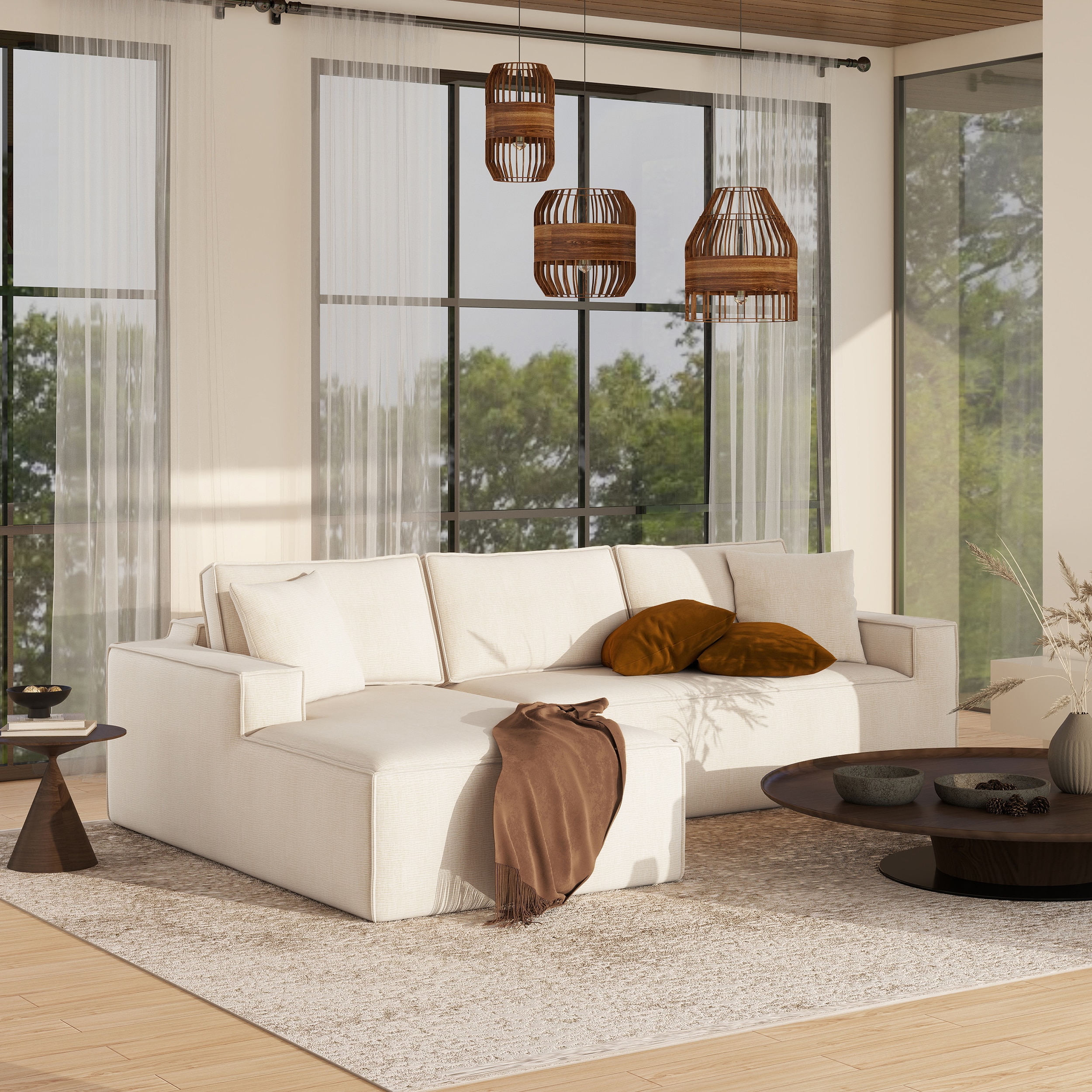 Jennifer Taylor Home LXVN-L-66550 Sofas-Loveseats - View #3