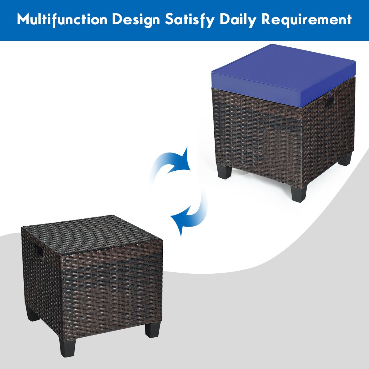 Slickblue D-CO-YN73236WH Stools-Ottomans - View #6