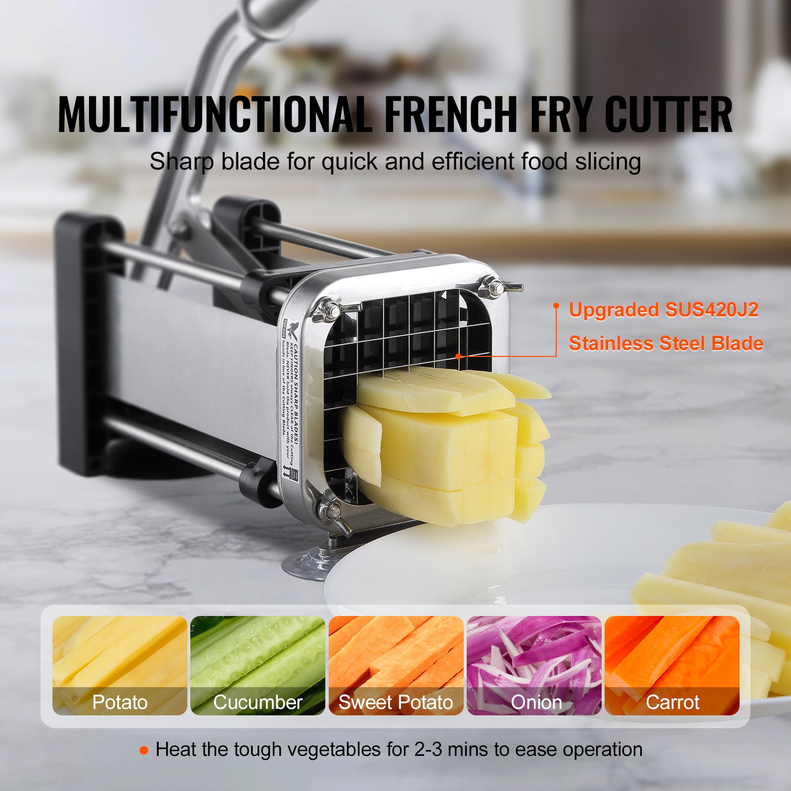 VEVOR SCSYWSQSTJWJ06288V0 Food-Slicers - View #2
