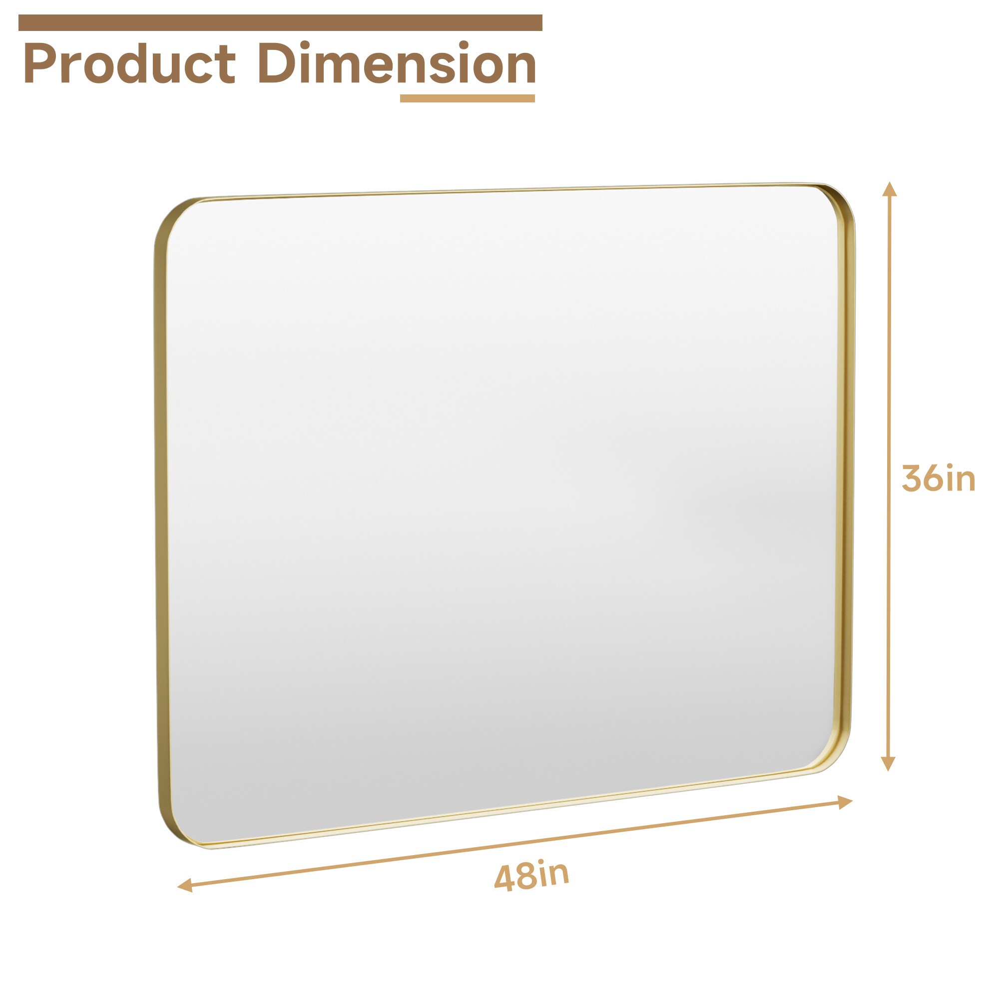 LOVMOR M-G-DX-4836-LSQ Decor-Mirrors - View #2