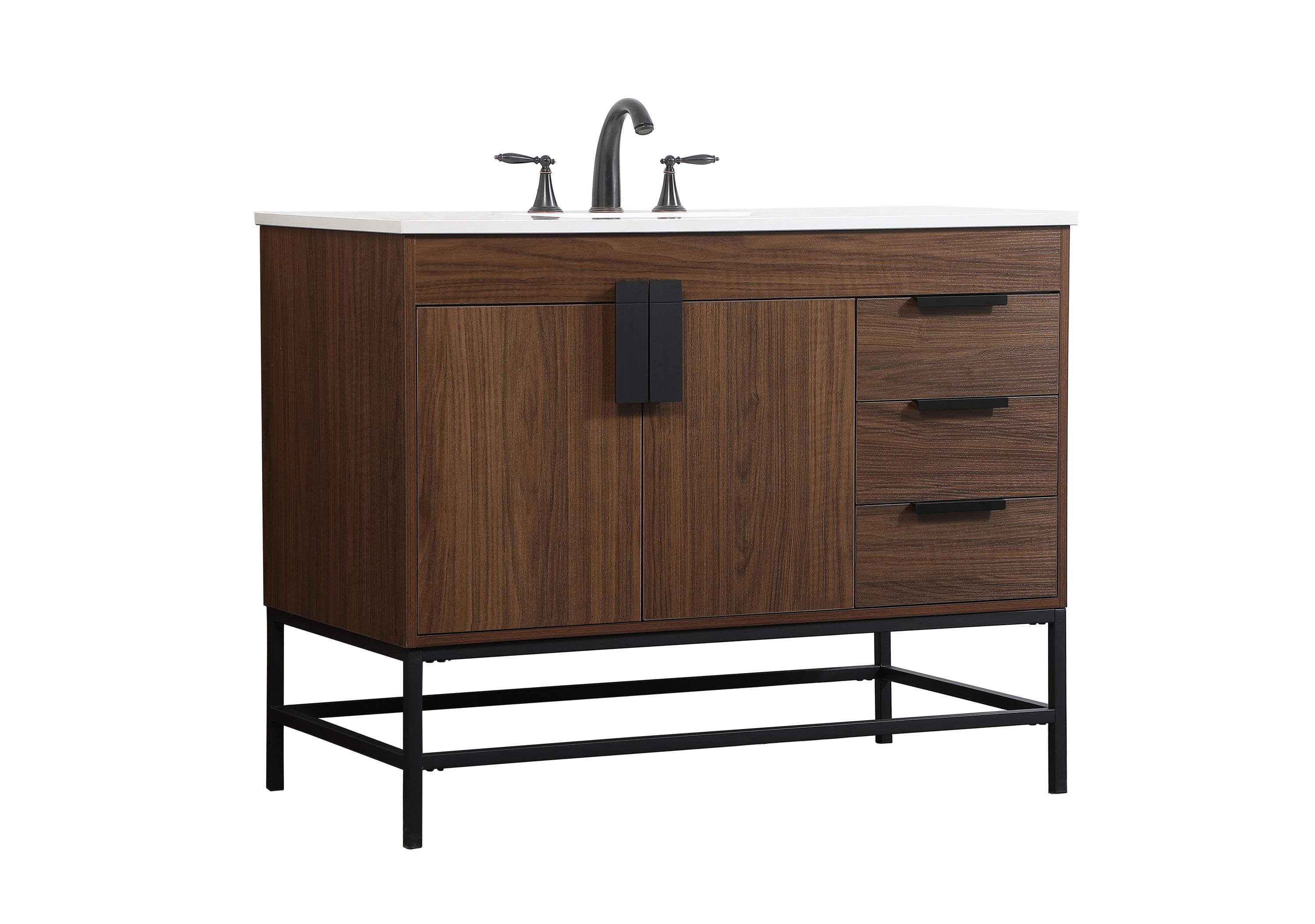 Elegant Decor HF146526MWT Bath-Vanity-Combo - View #8