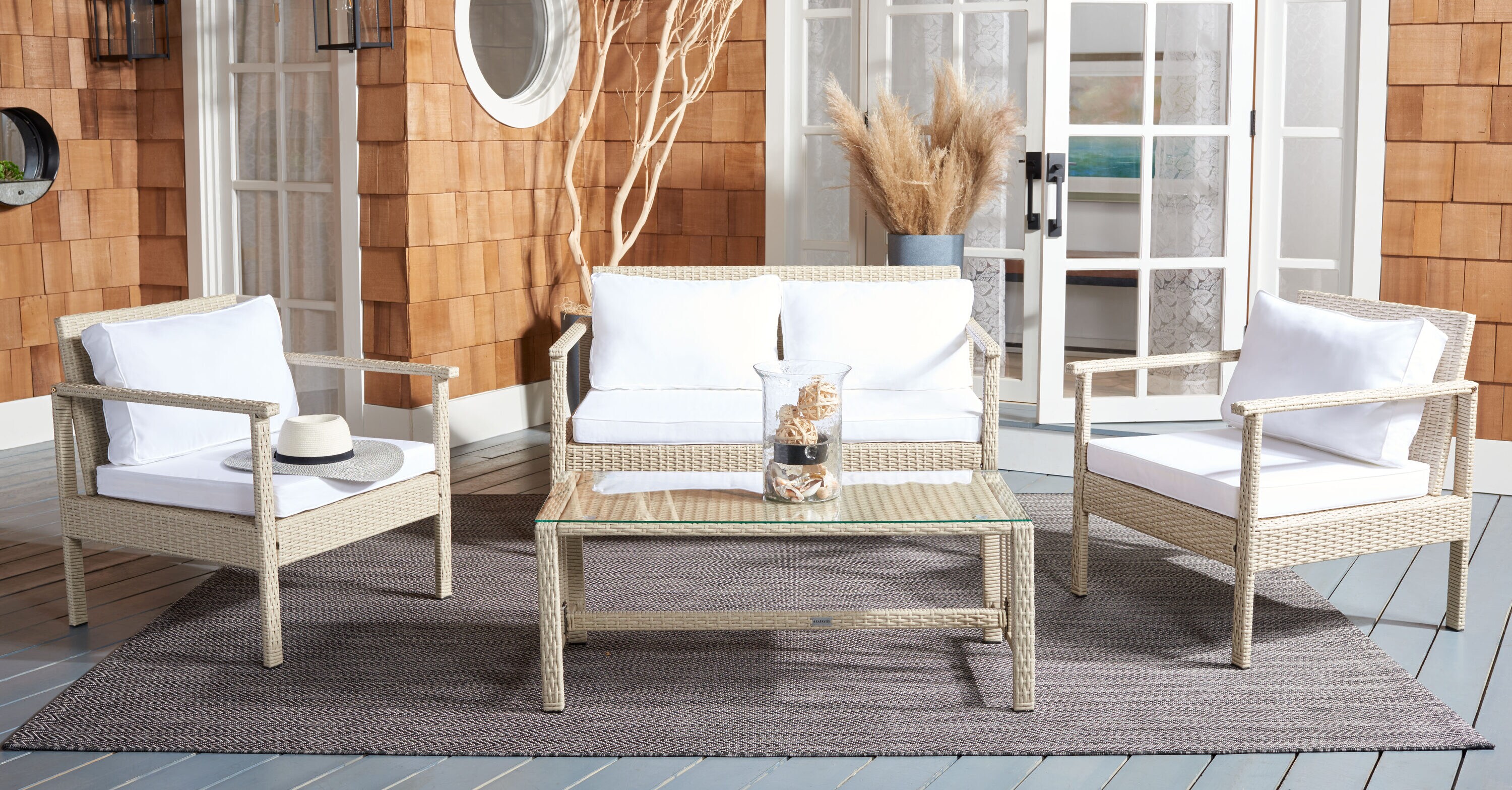 Safavieh PAT7714B Patio-Conversation-Sets - View #6