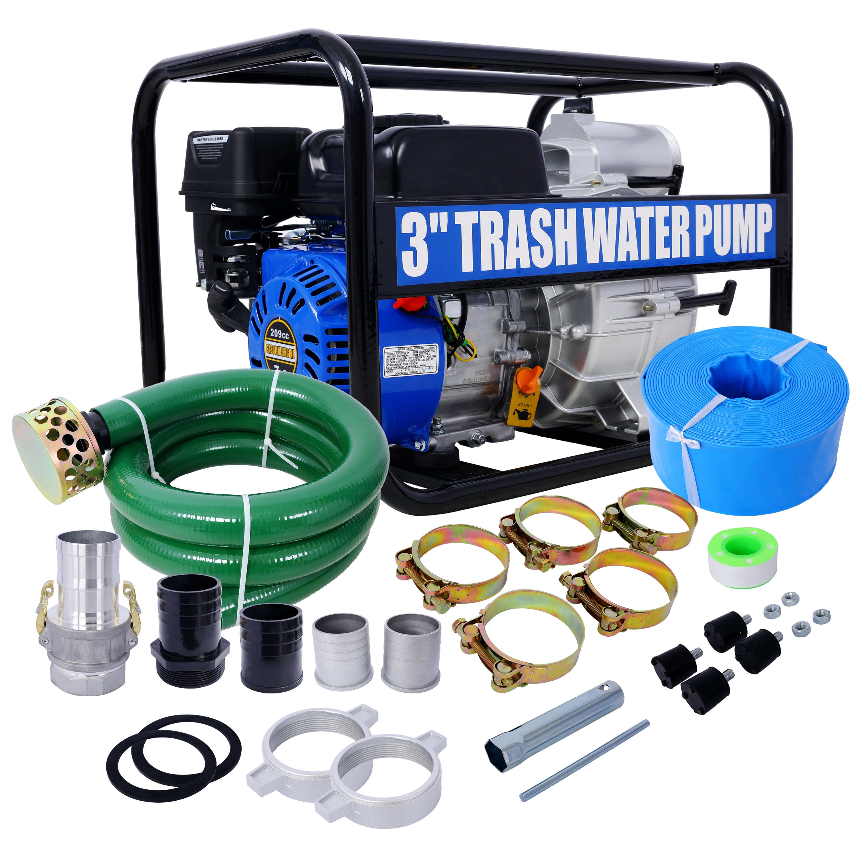Siavonce ZX-20CUU 7-HP 264-Gallon Stainless steel Trash pump